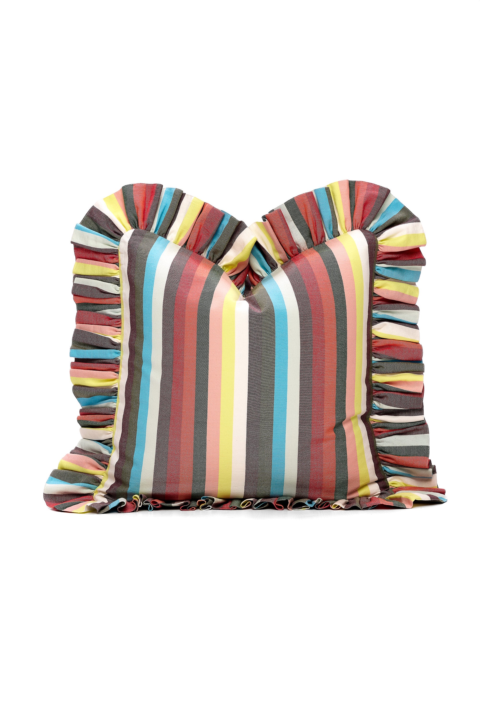 Ruffled Cushion | Flatweave