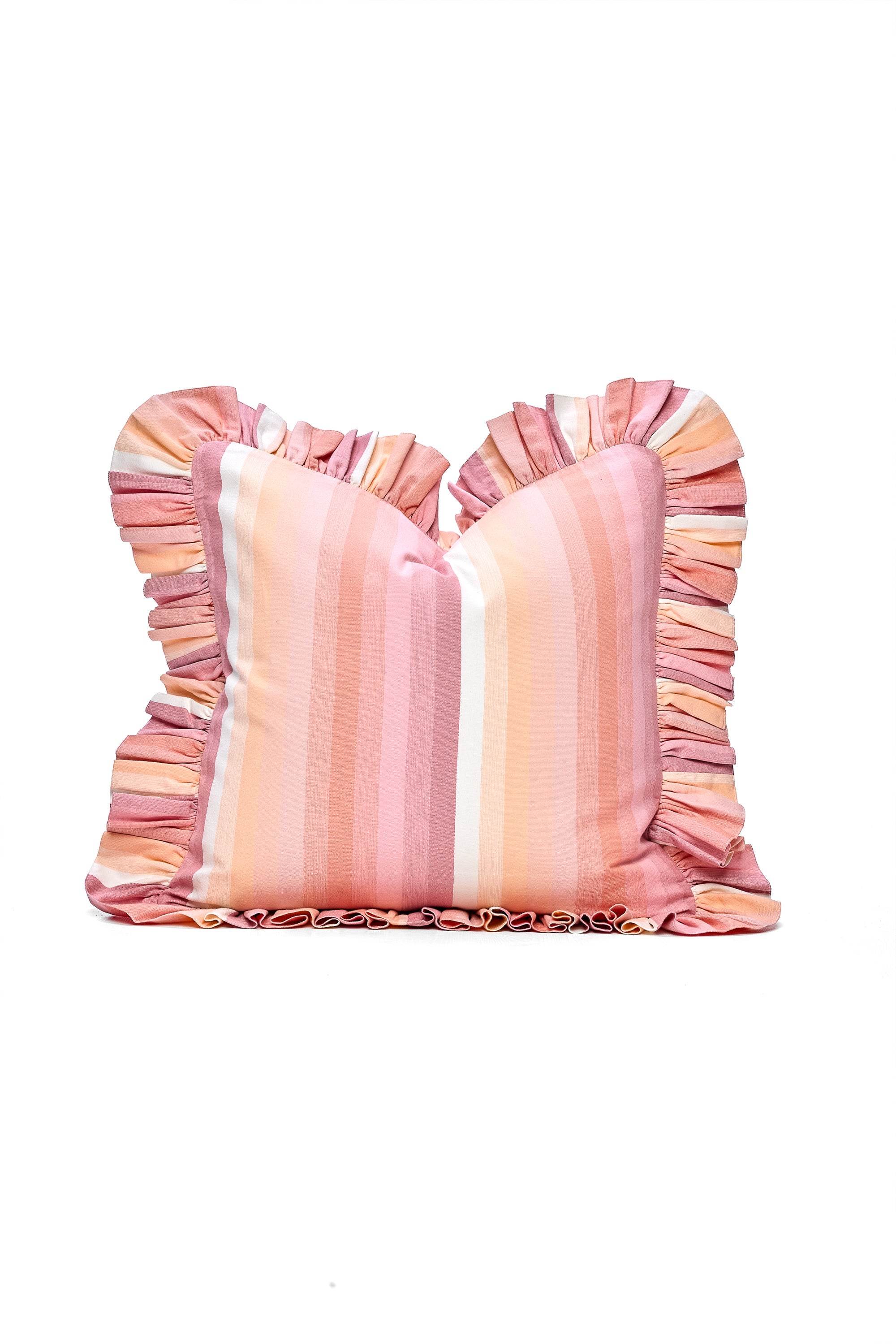 Ruffled Cushion | Flatweave