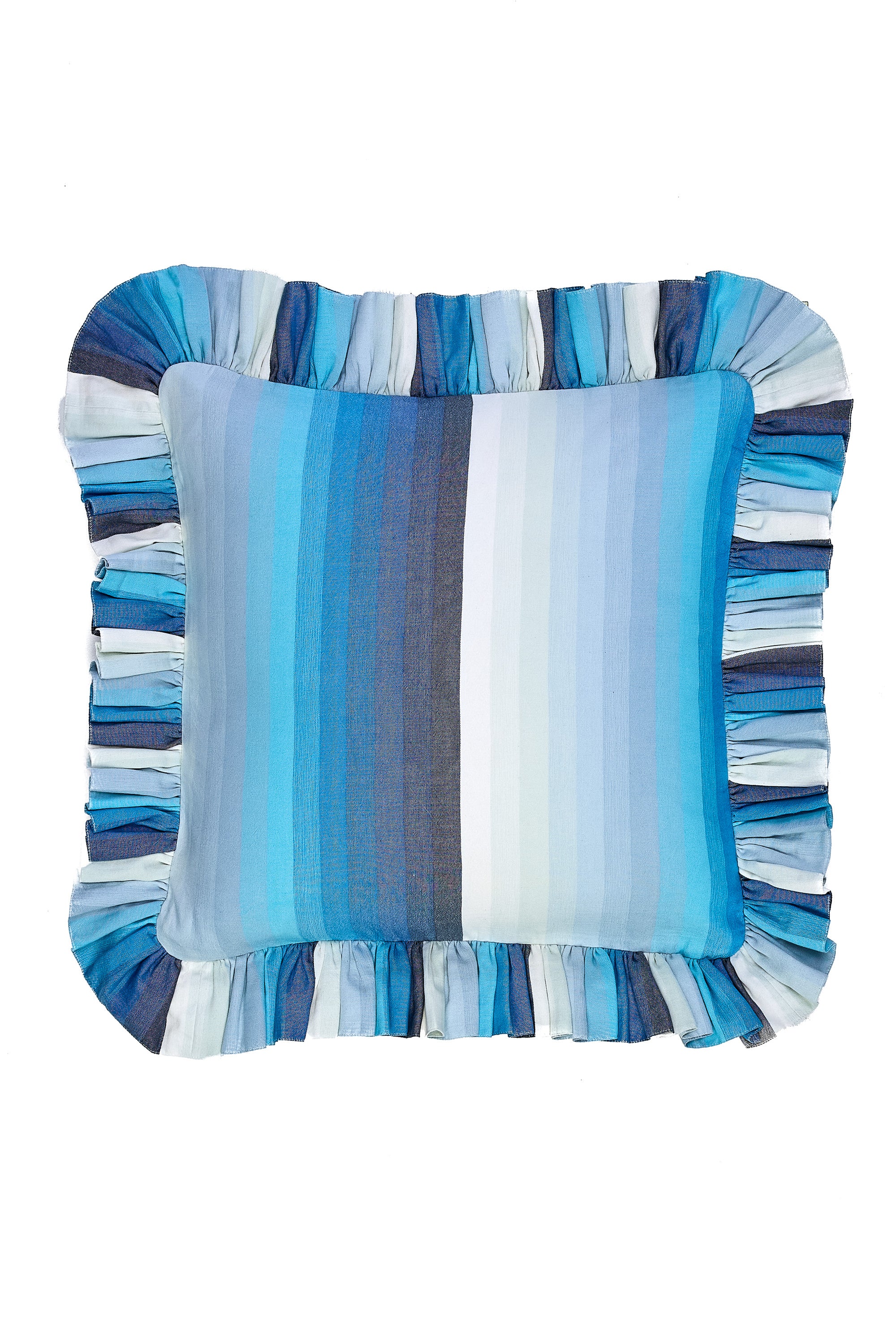 Ruffled Cushion | Flatweave