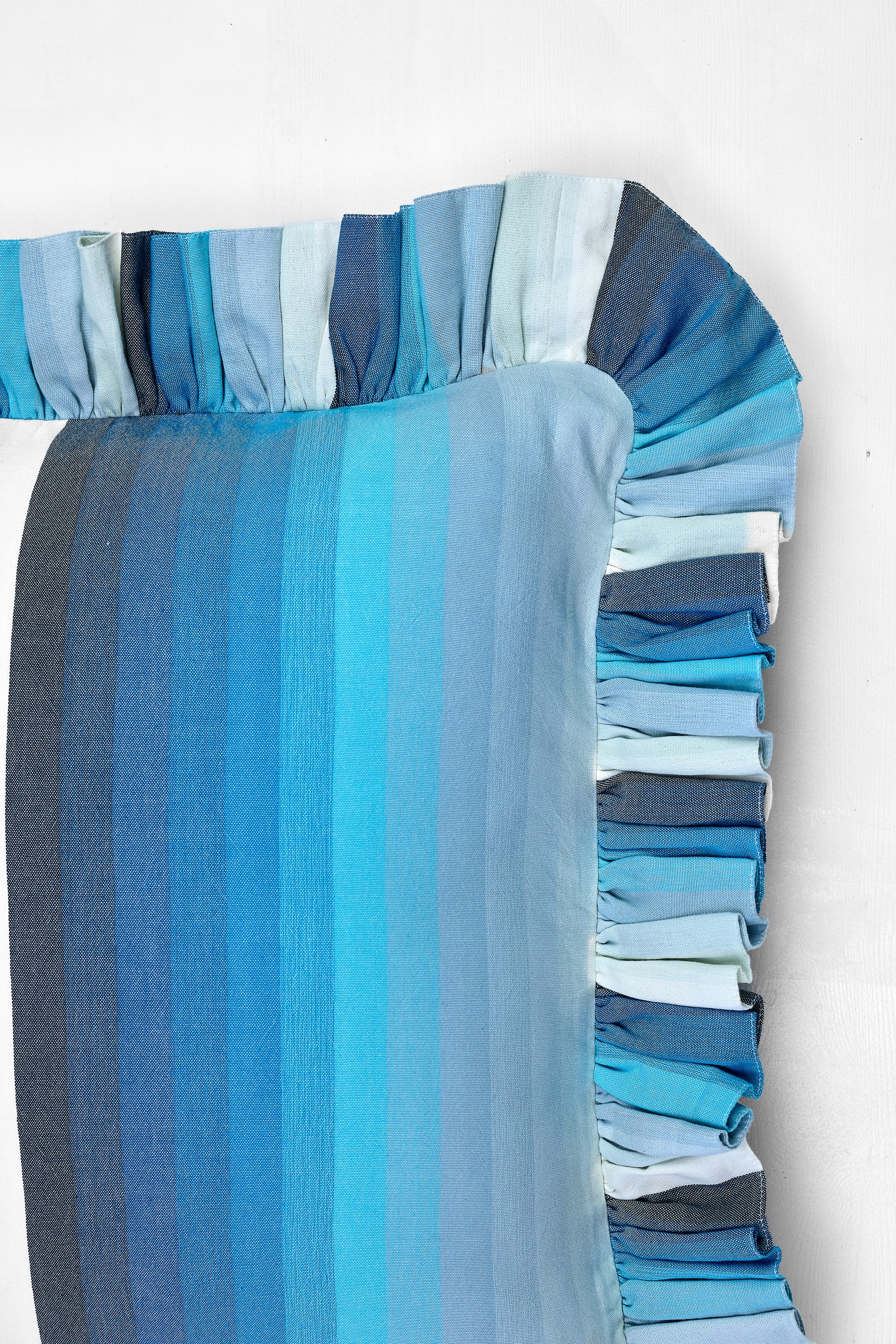 Ruffled Cushion | Flatweave
