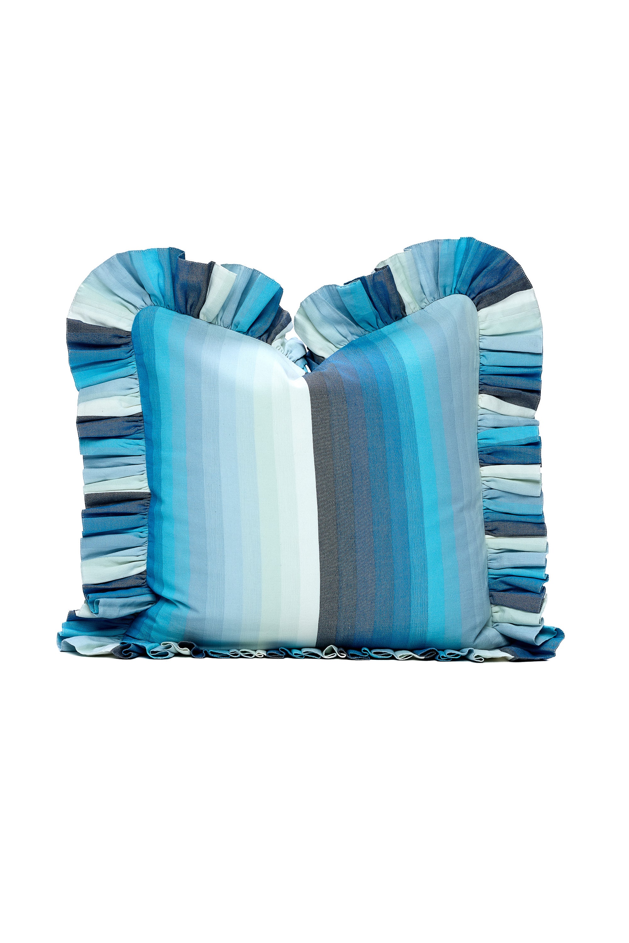 Ruffled Cushion | Flatweave