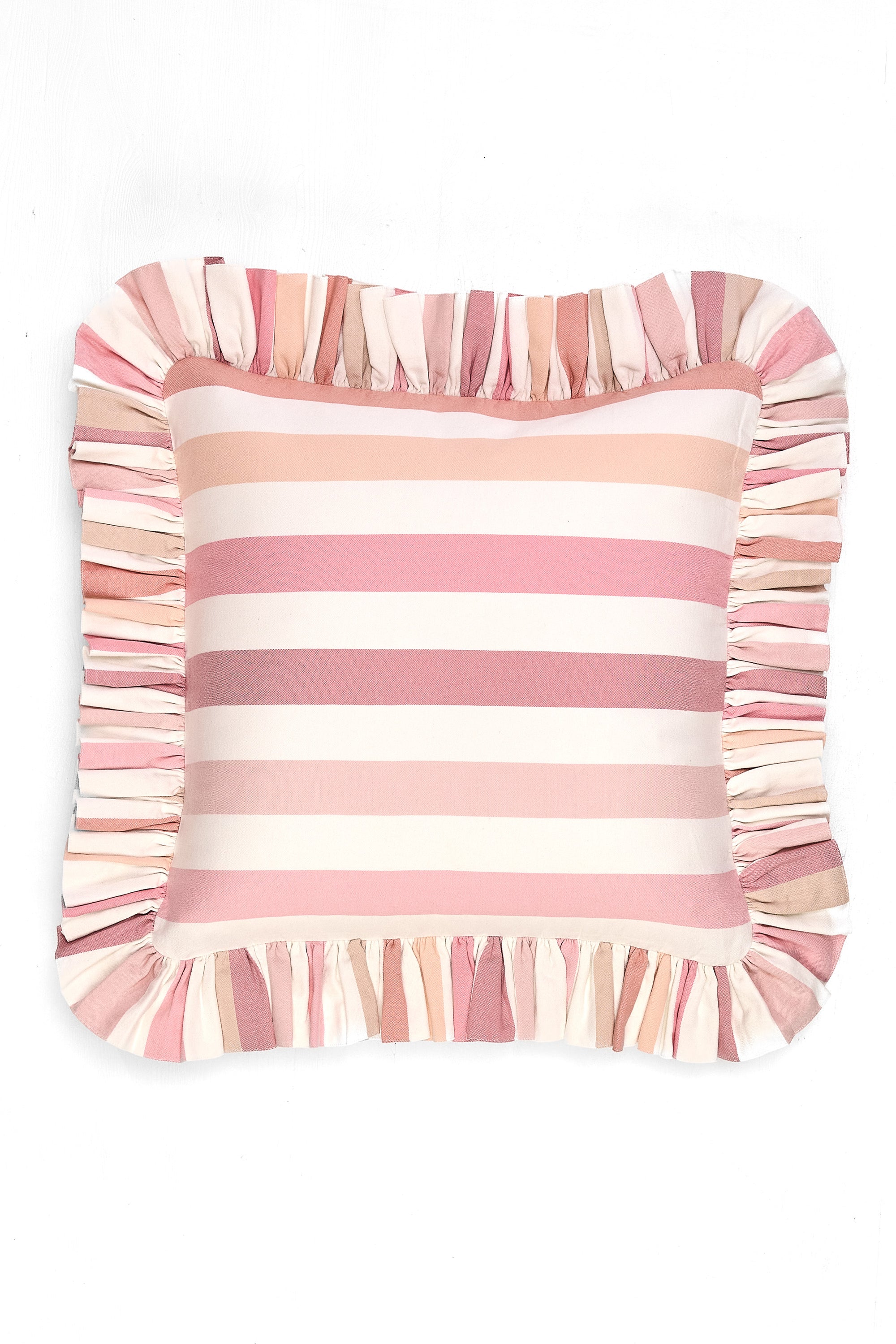 Ruffled Cushion | Flatweave