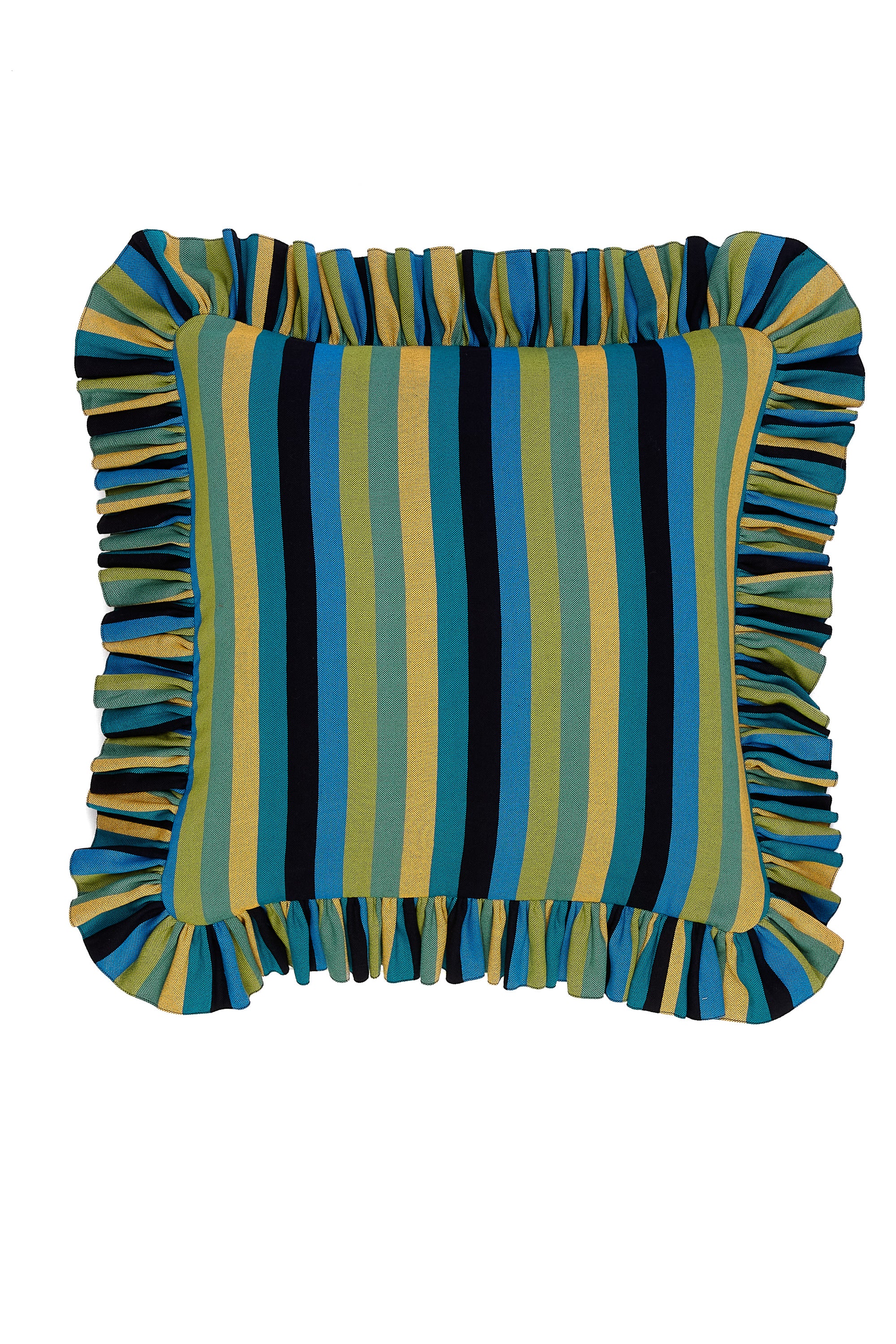 Ruffled Cushion | Flatweave