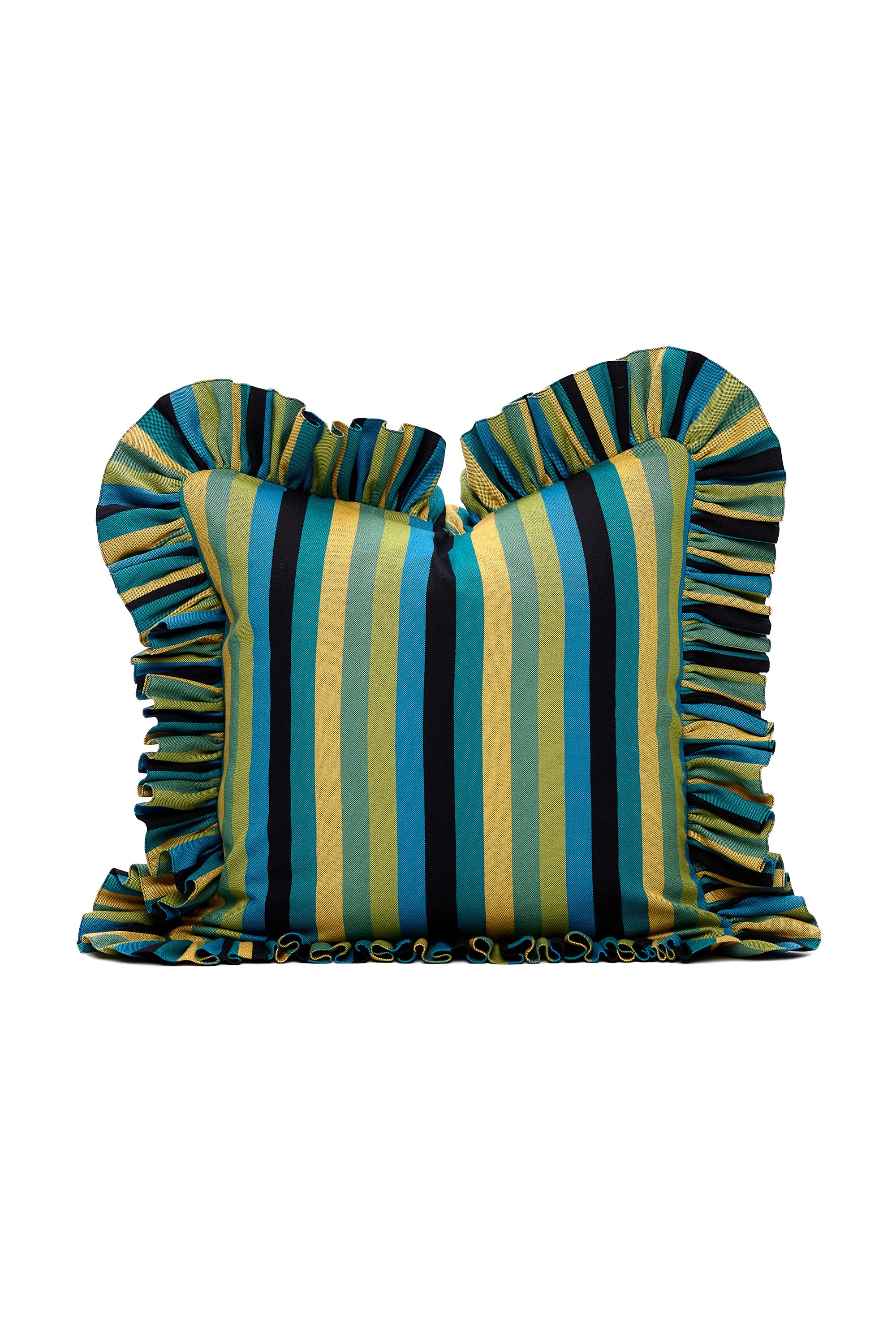 Ruffled Cushion | Flatweave