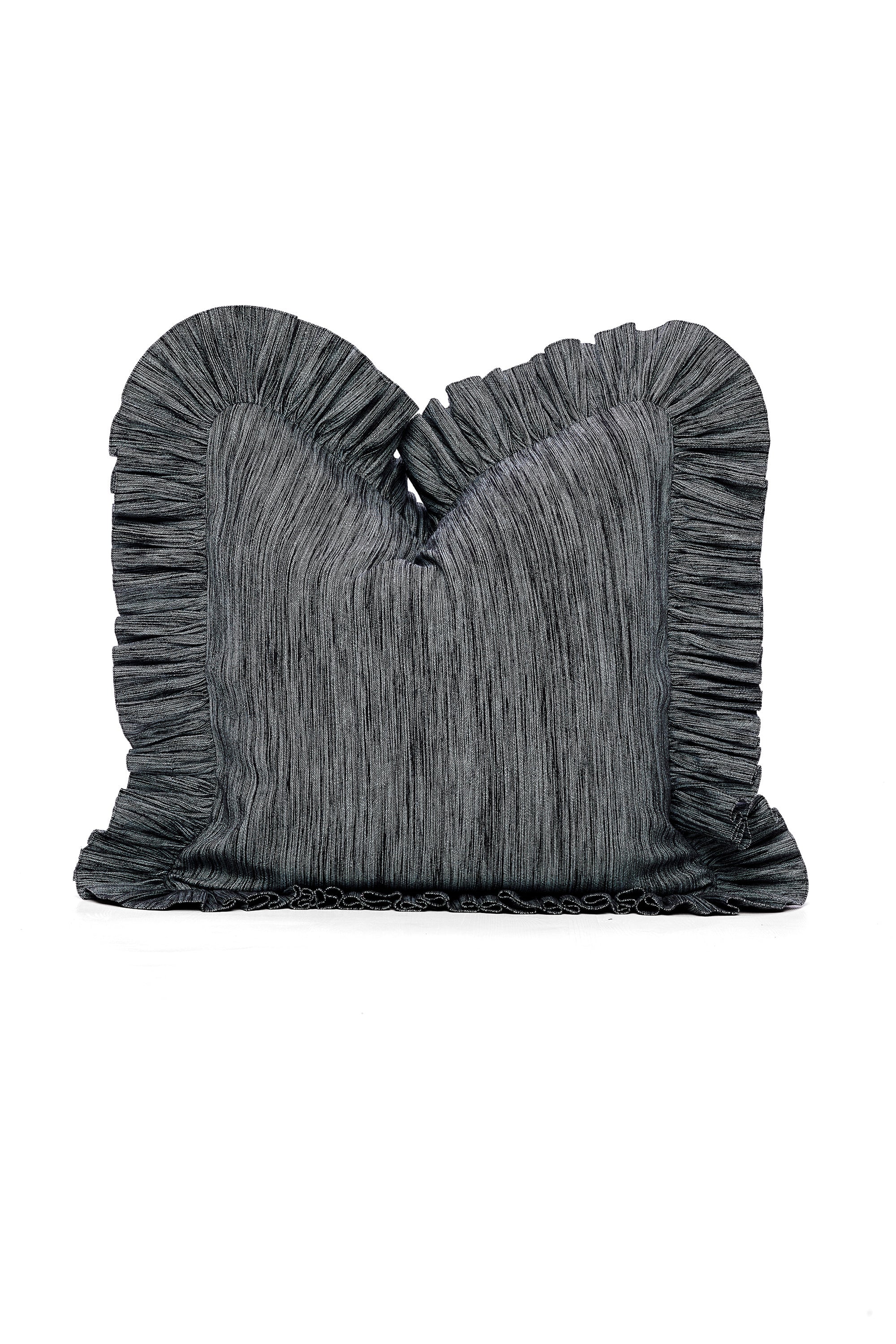 Ruffled Cushion | Flatweave