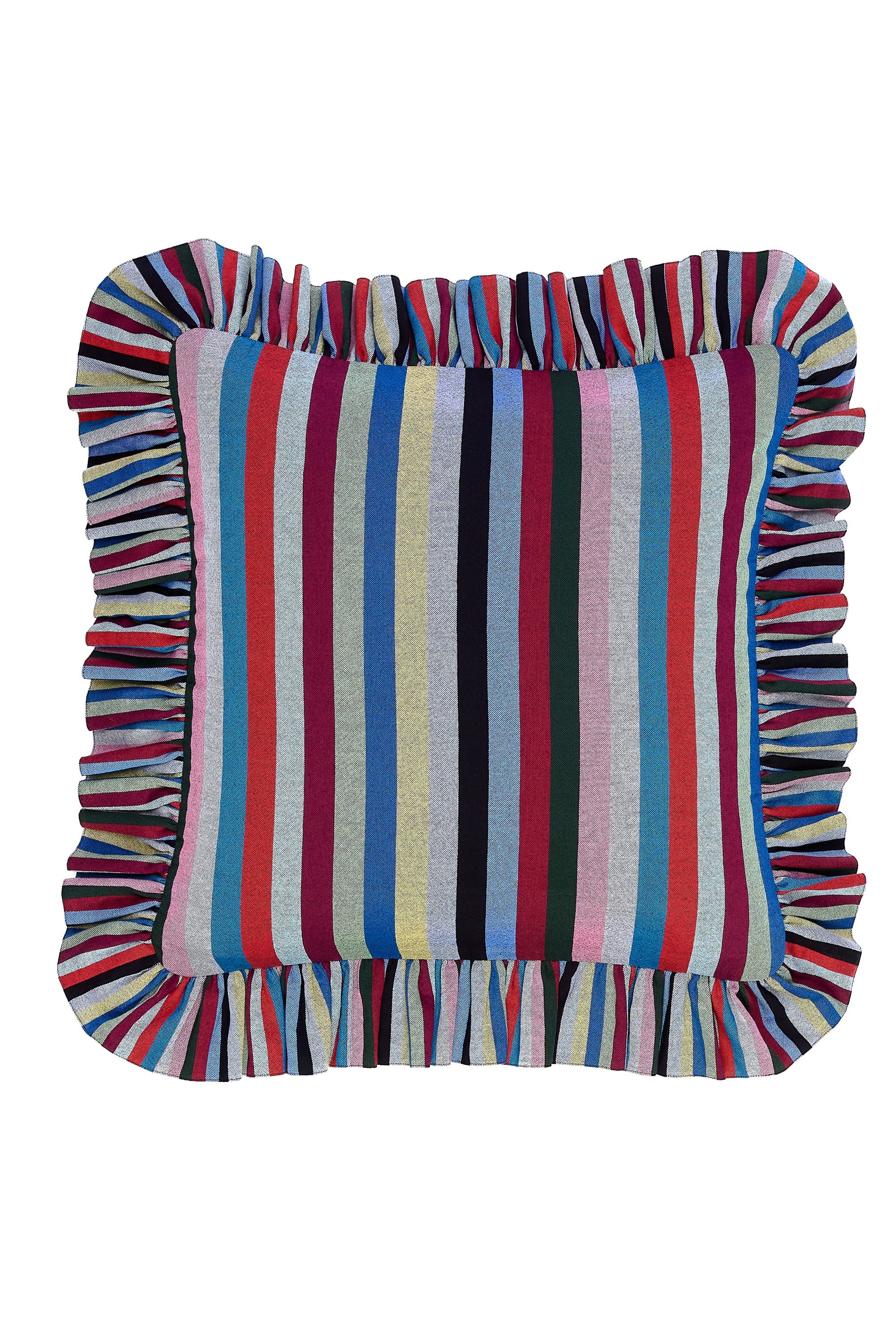 Ruffled Cushion | Flatweave