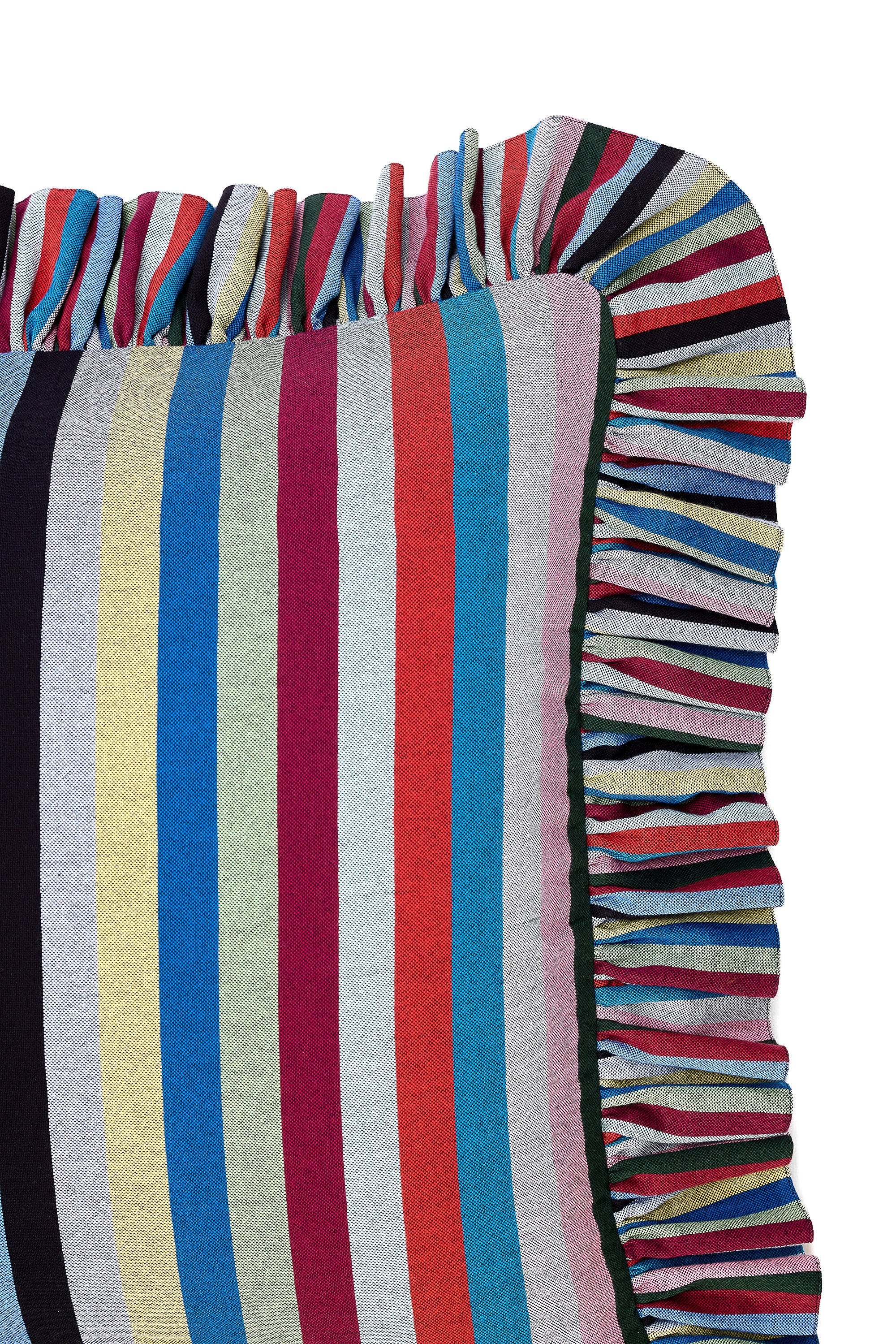 Ruffled Cushion | Flatweave