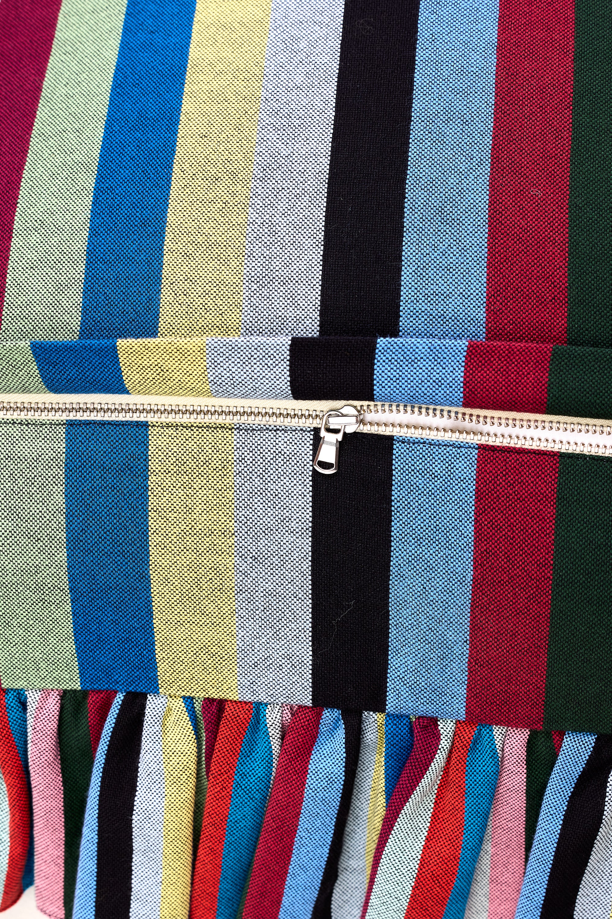 Ruffled Cushion | Flatweave