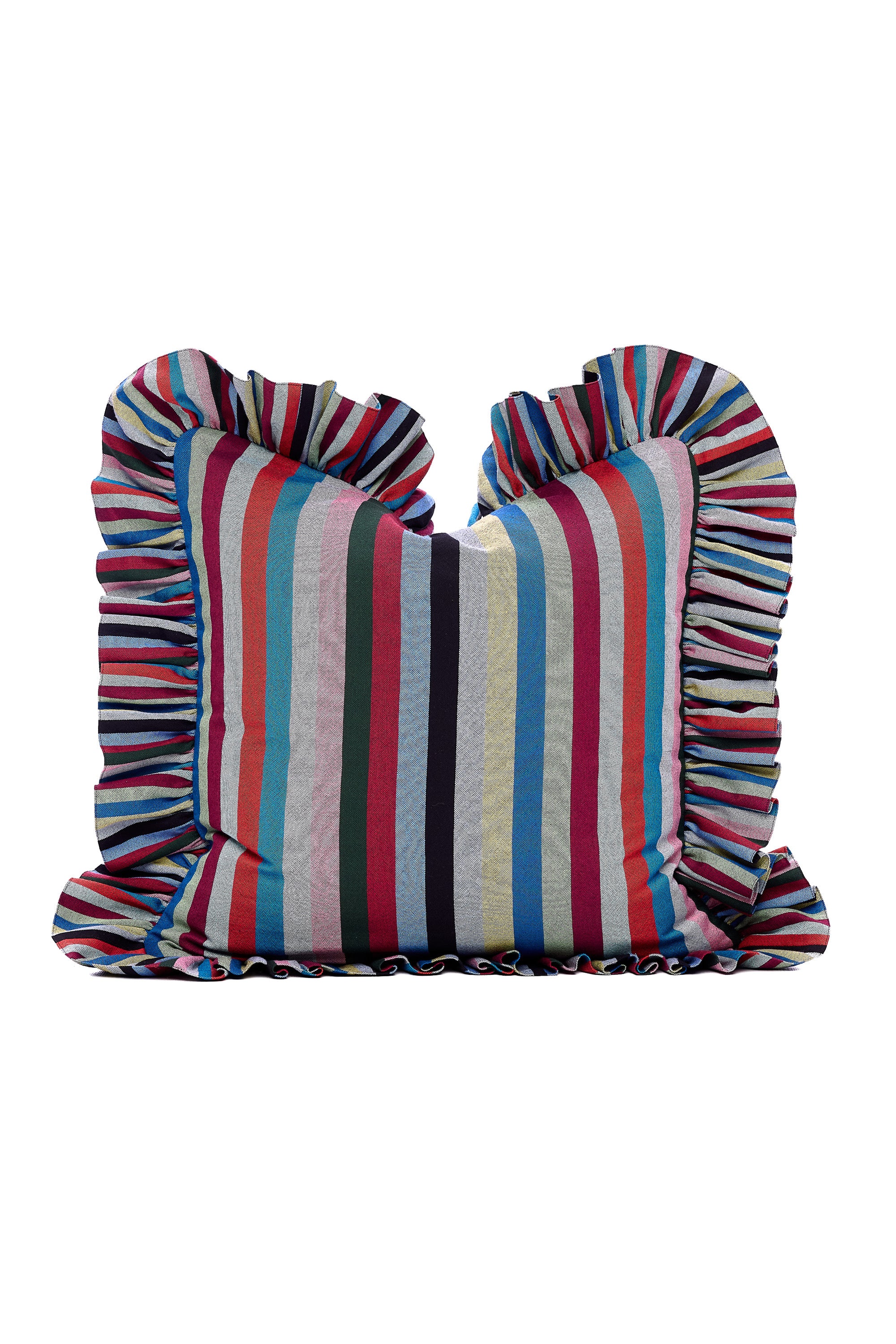 Ruffled Cushion | Flatweave