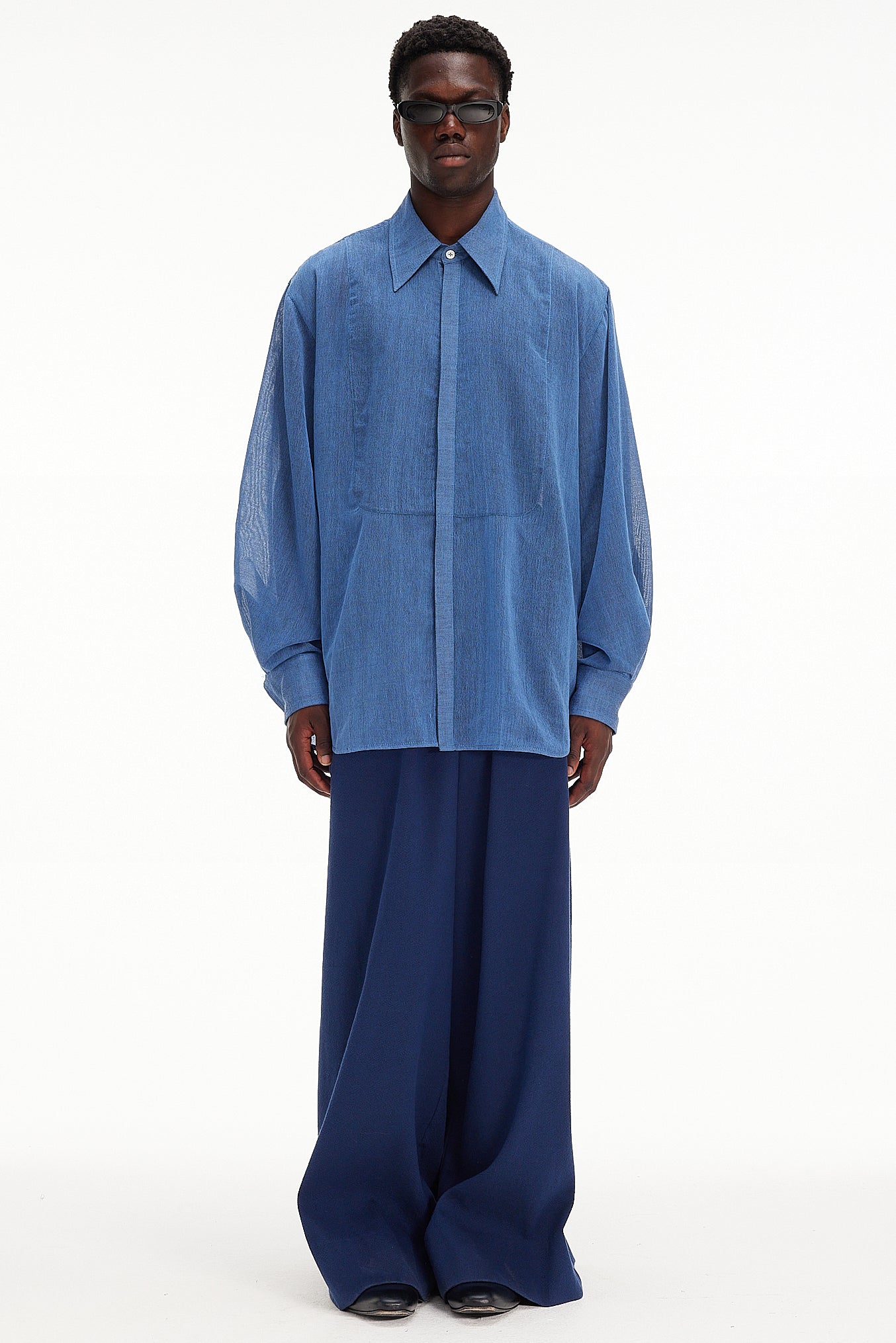 The Tuxedo Shirt - Parisien Blue