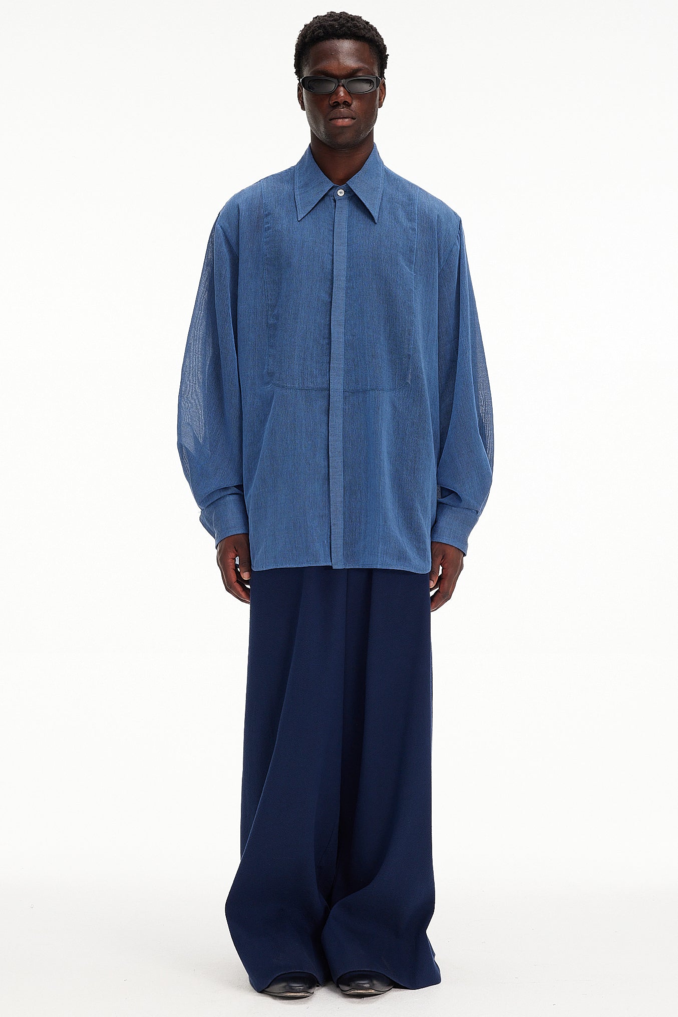 The Tuxedo Shirt - Parisien Blue