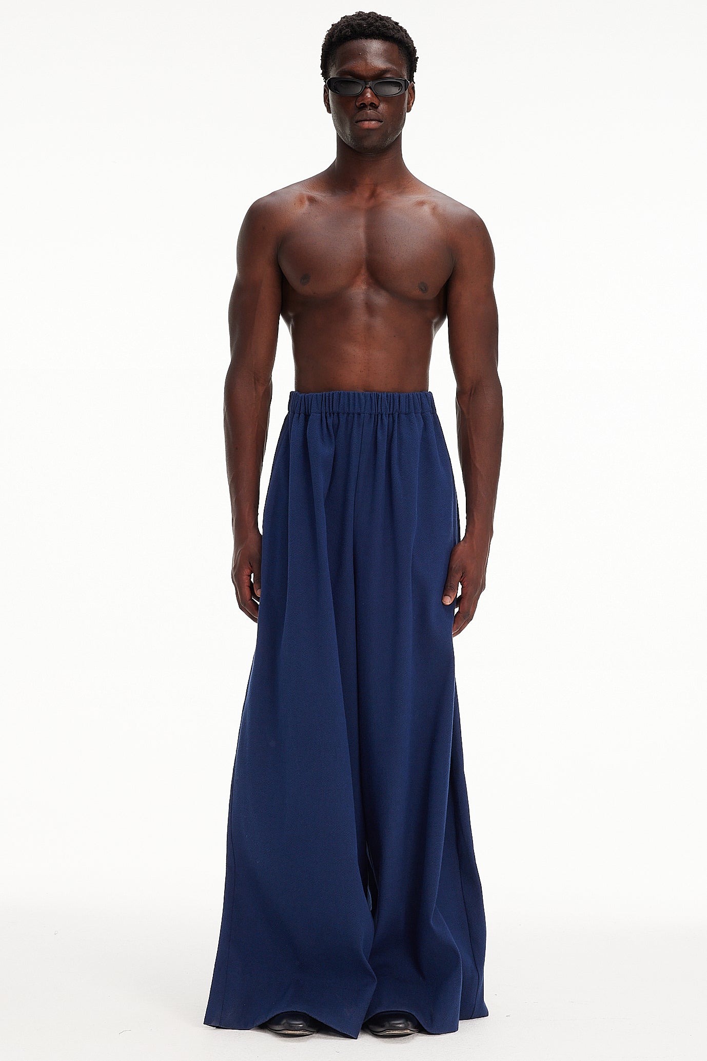 The Wide Leg Pant - Navy