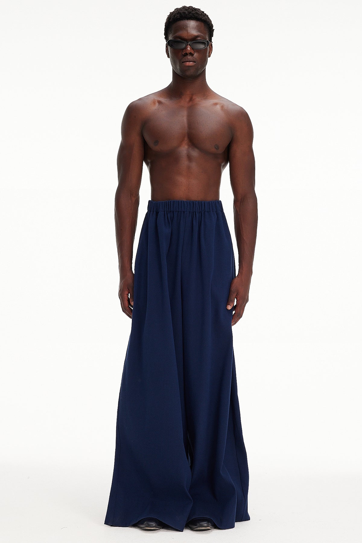 The Wide Leg Pant - Navy