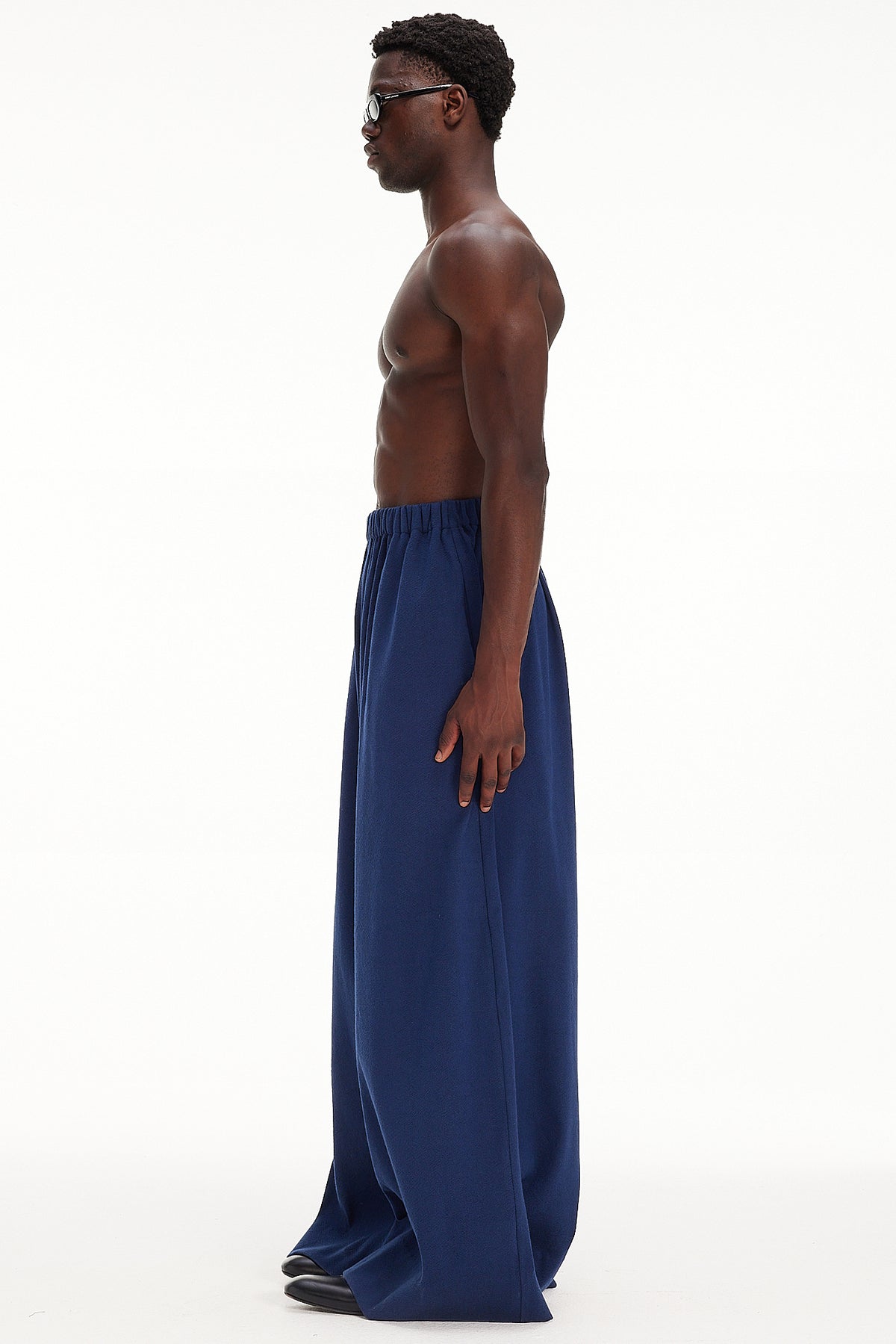 The Wide Leg Pant - Navy