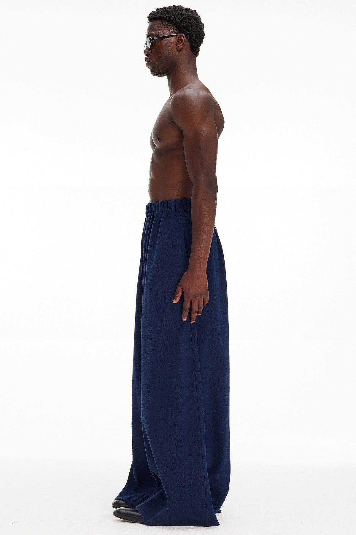 The Wide Leg Pant - Navy