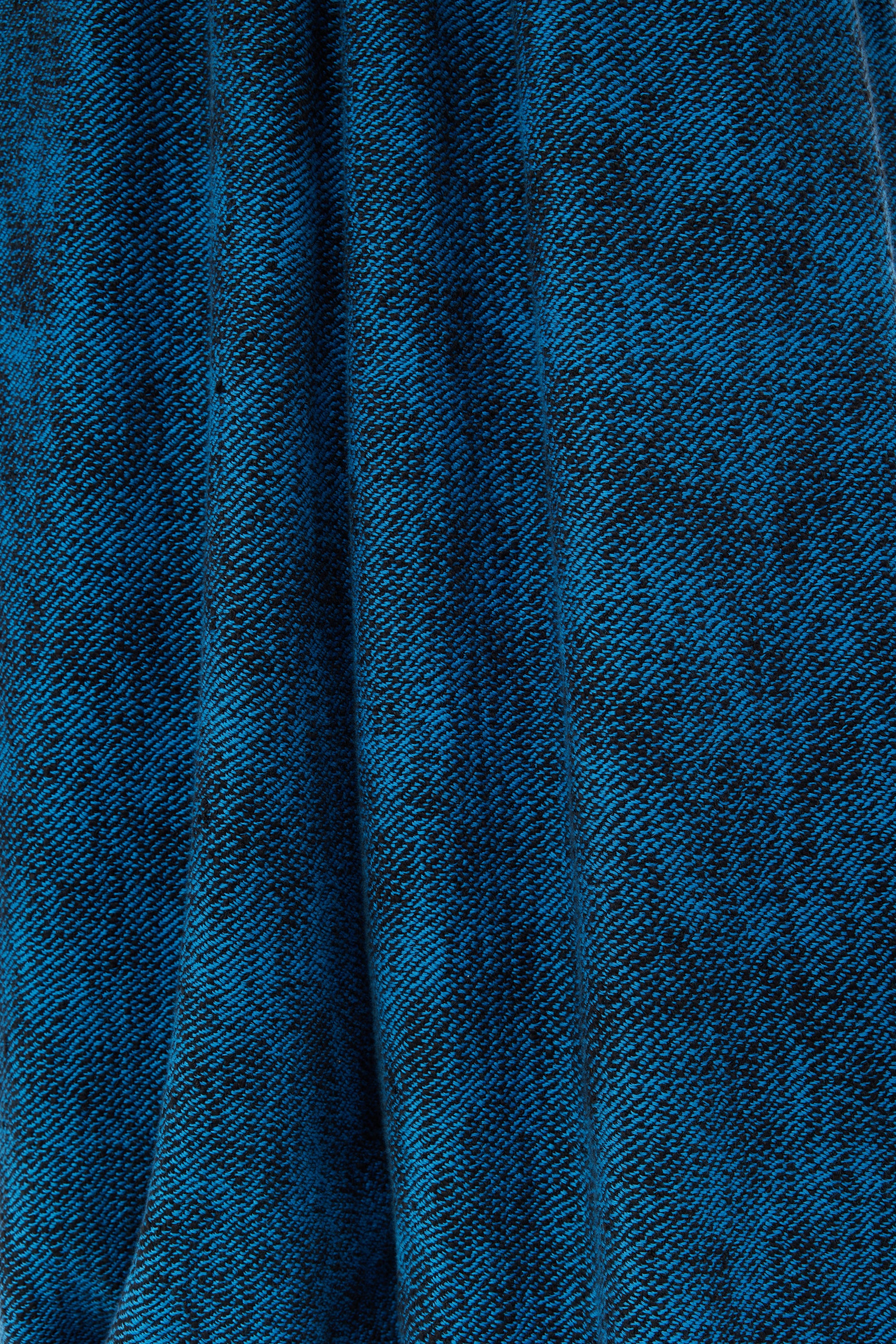HAREM PANT : BLUE BOUCLE TWILL