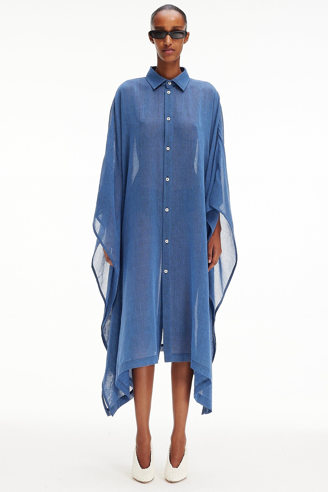 The Cape Caftan - Parisien Blue