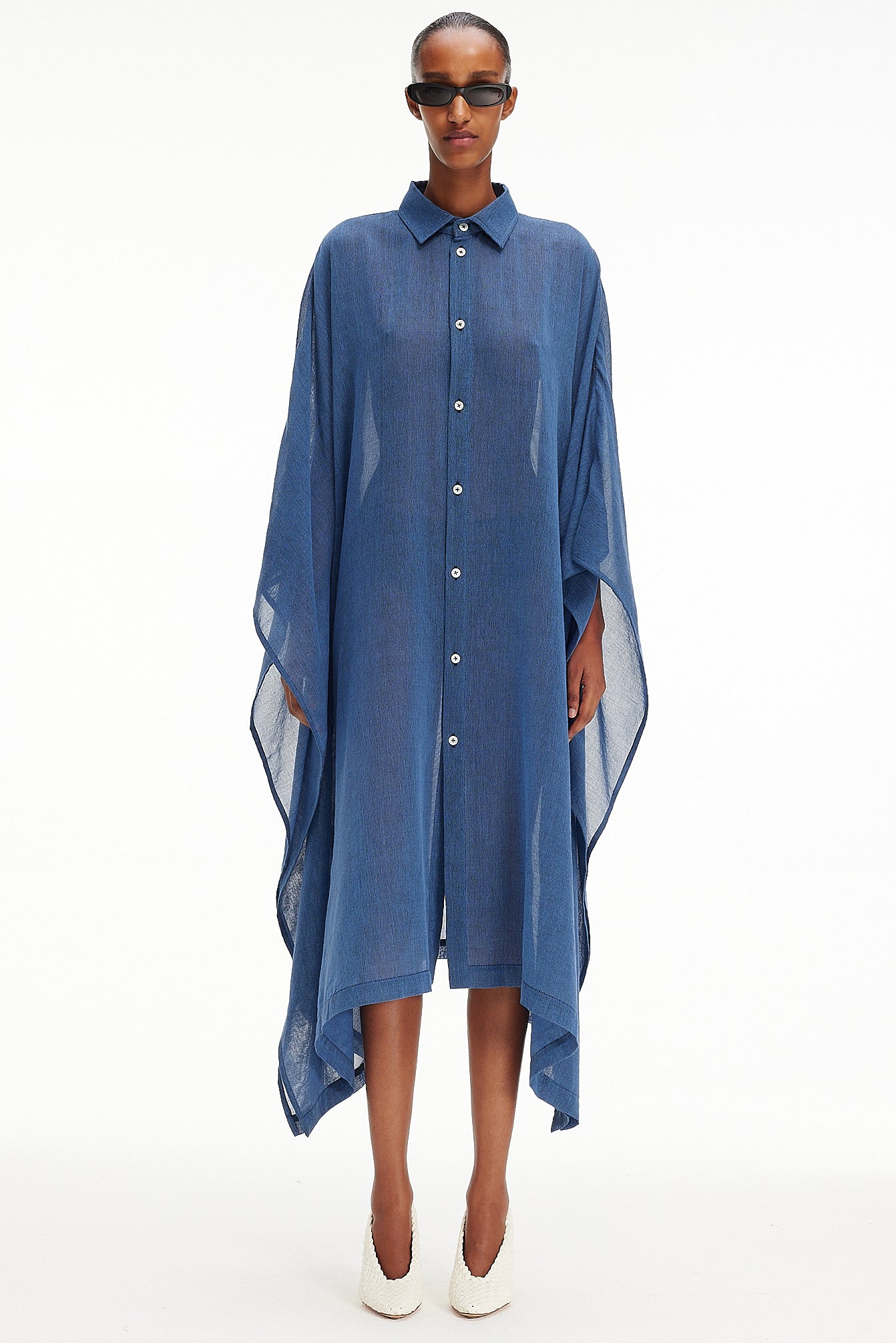 The Cape Caftan - Parisien Blue