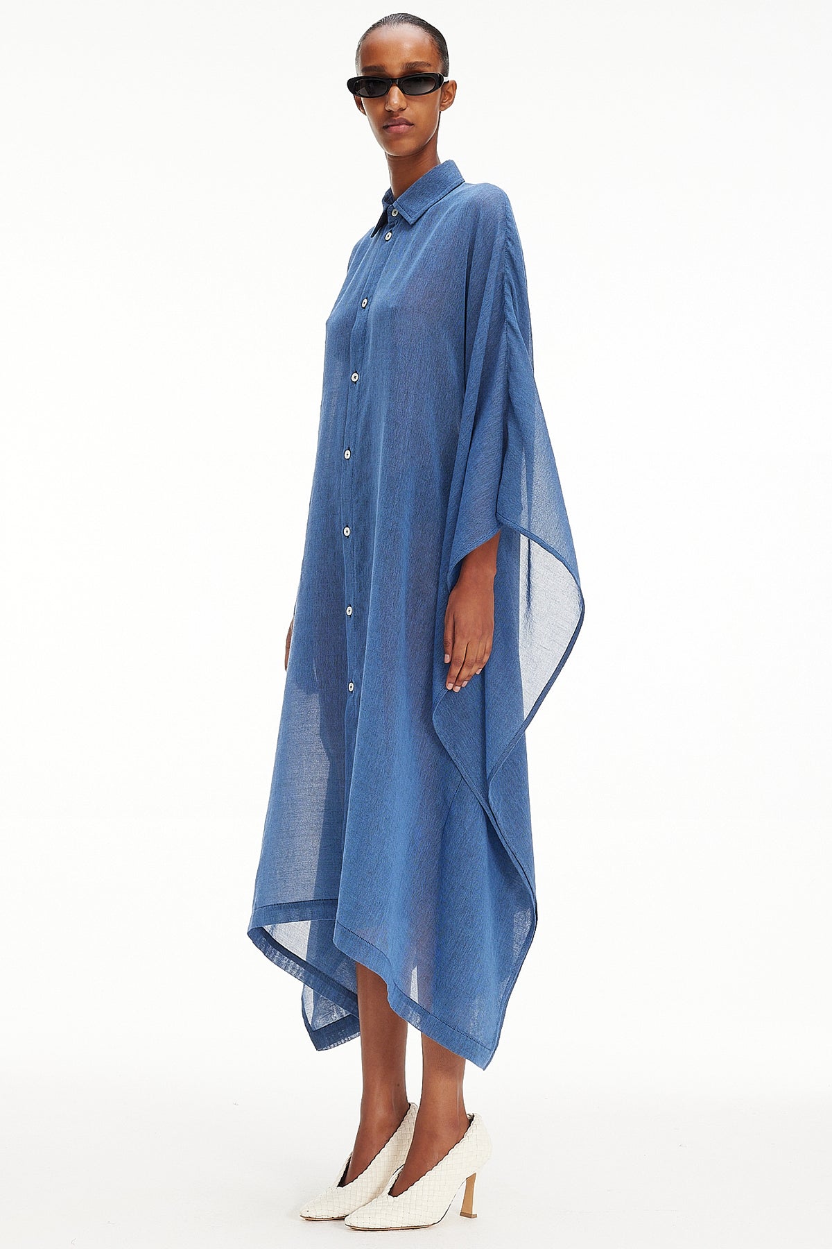 The Cape Caftan - Parisien Blue