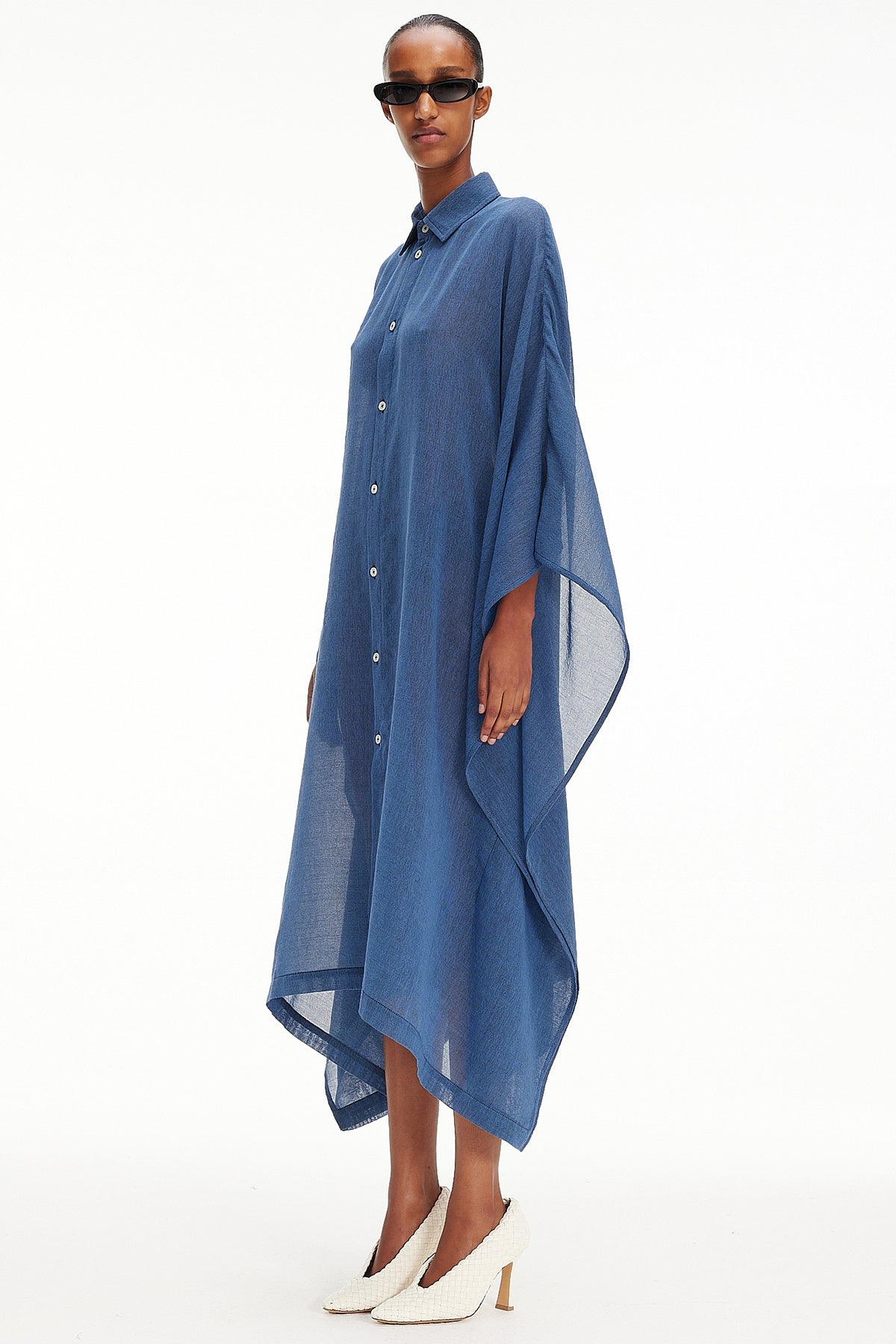 The Cape Caftan - Parisien Blue
