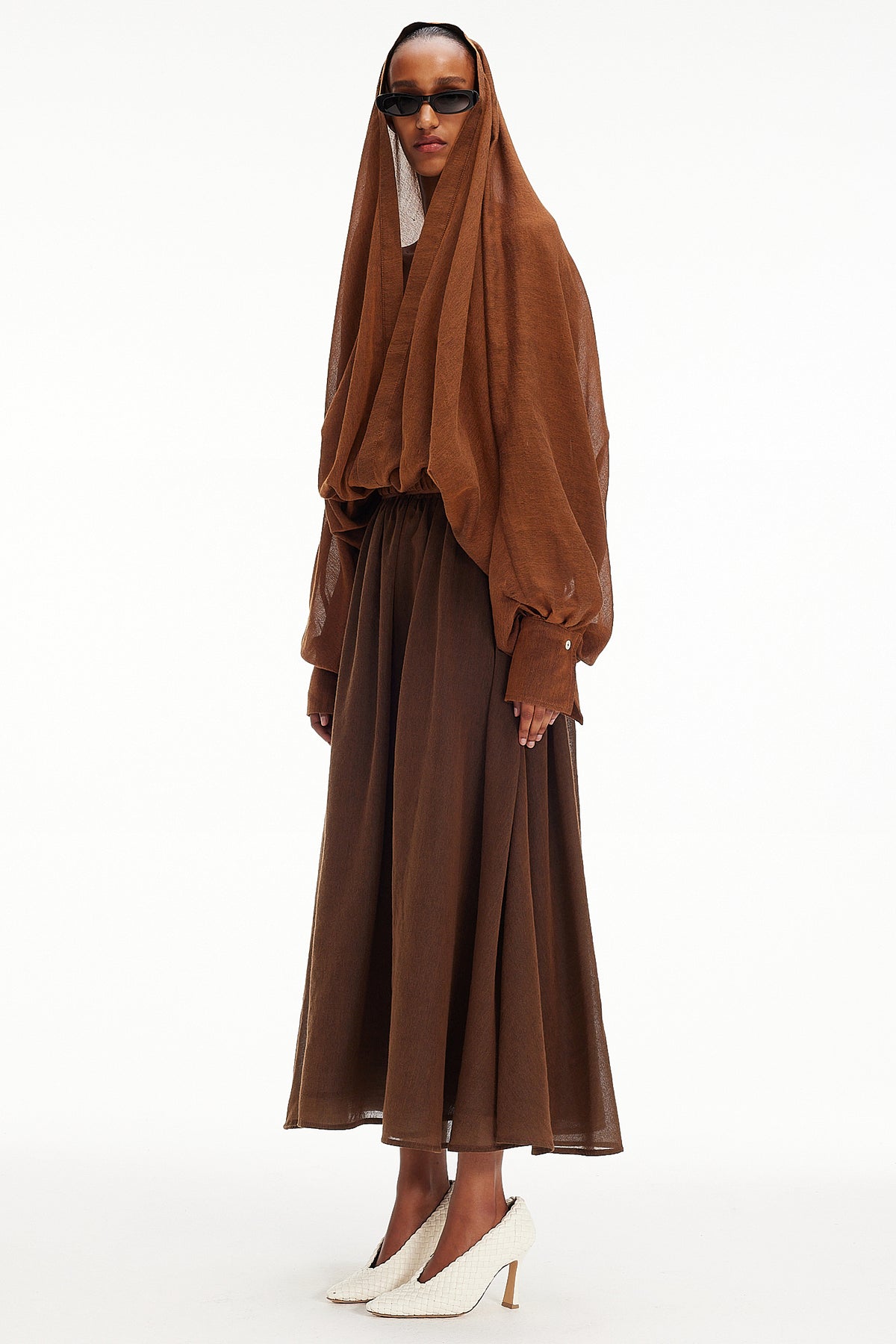 The Hooded Top - Tabac