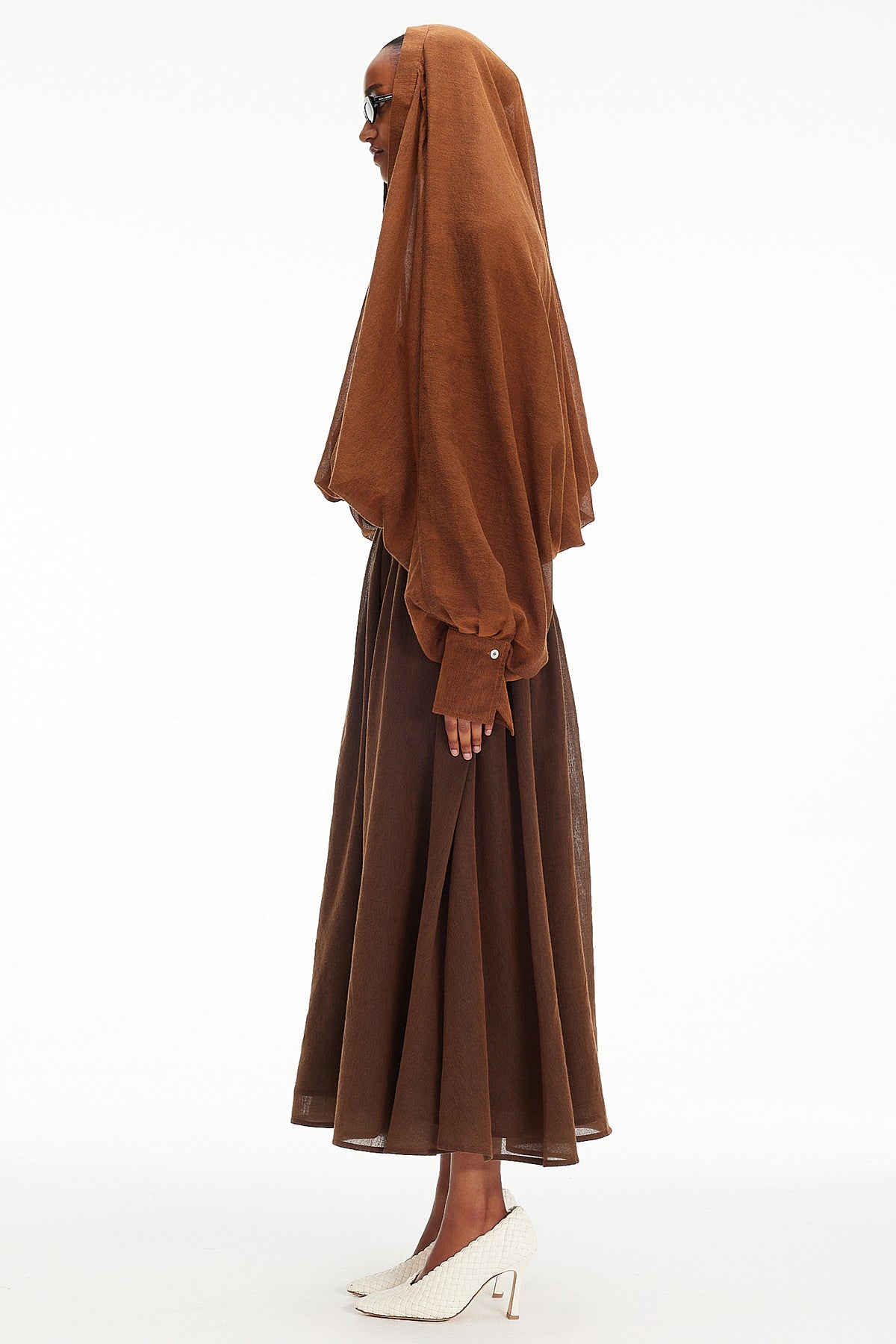 The Hooded Top - Tabac