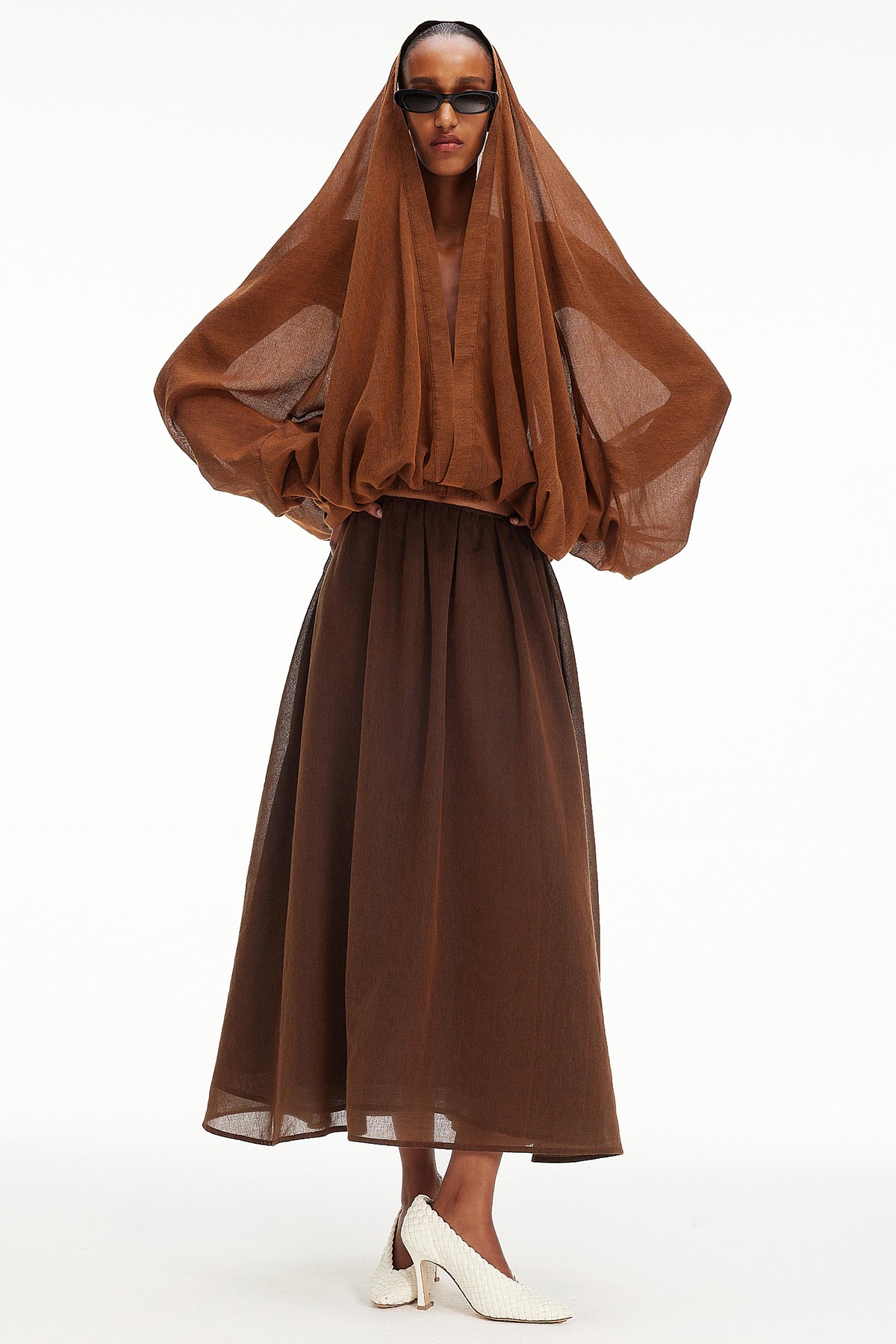 The Hooded Top - Tabac