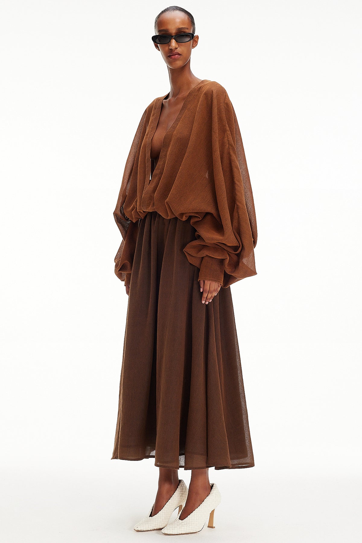 The Hooded Top - Tabac