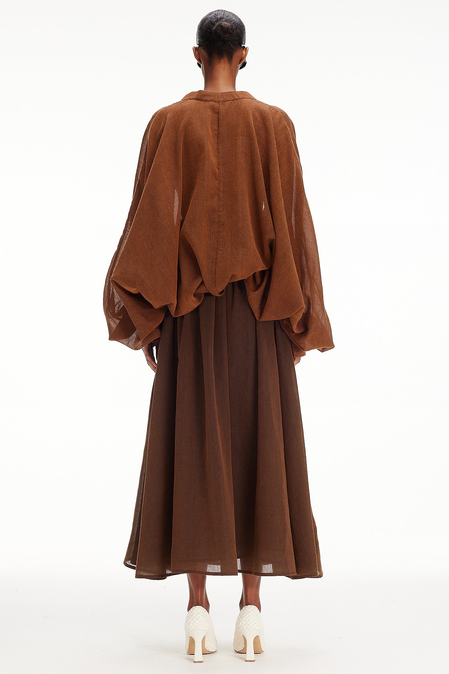 The Hooded Top - Tabac