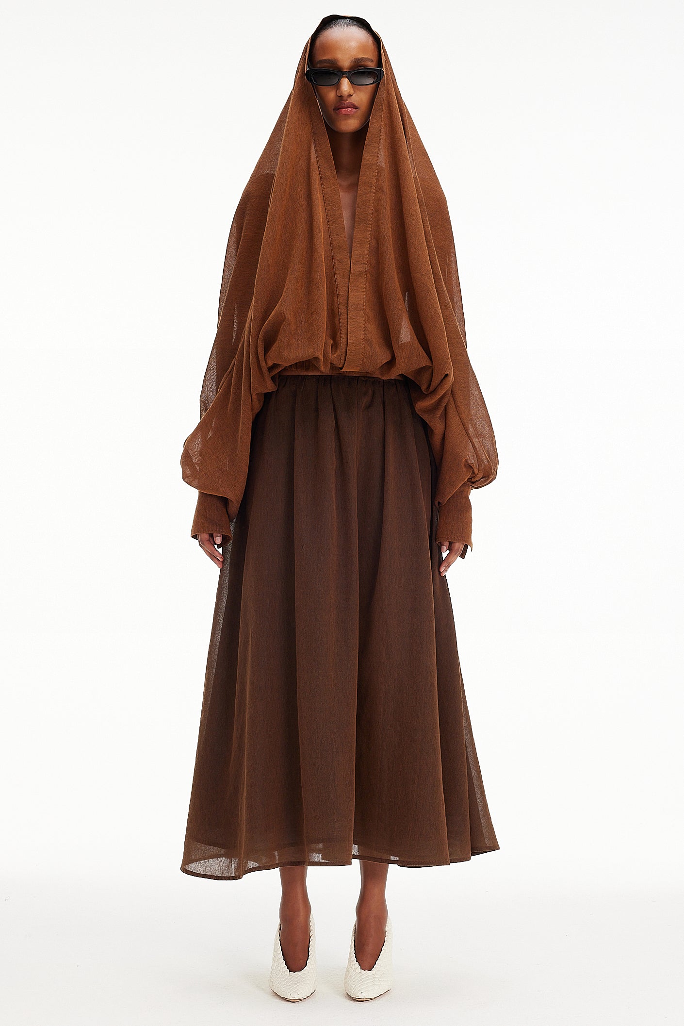 The Hooded Top - Tabac