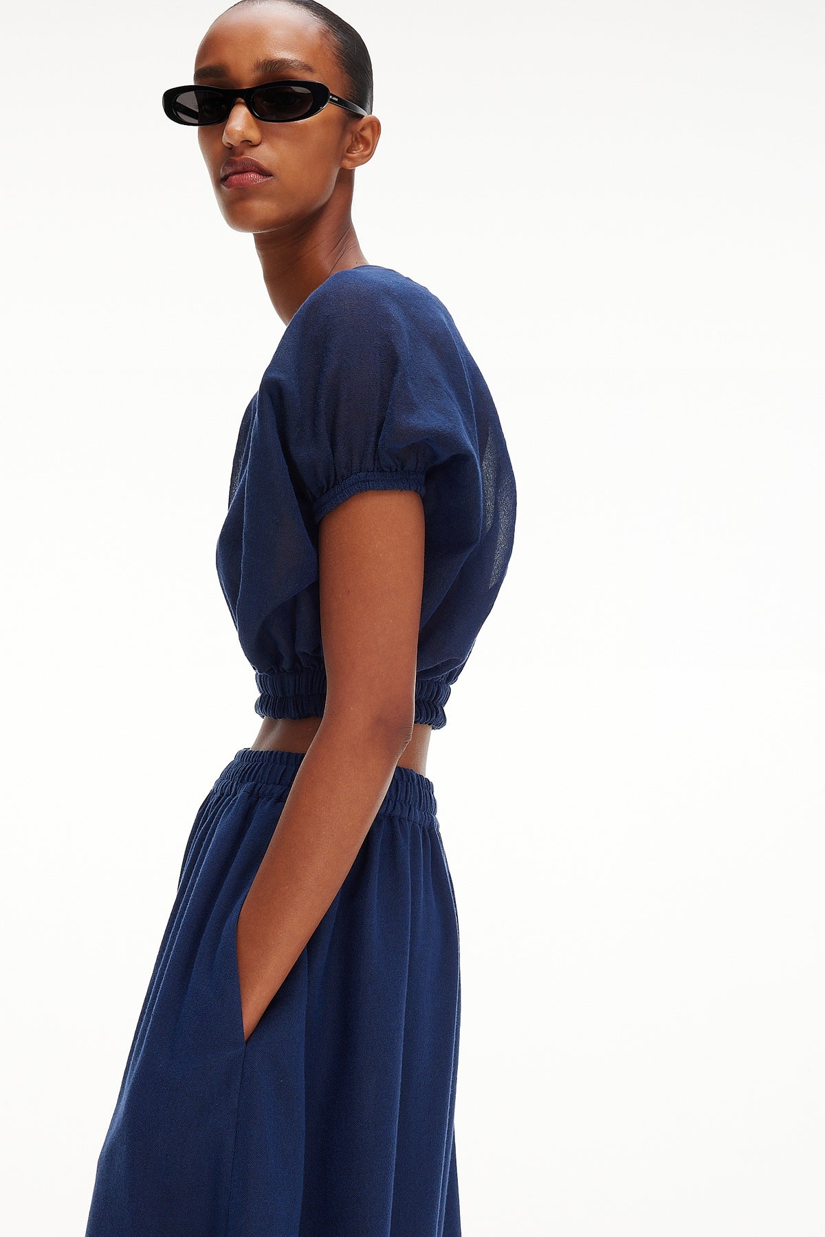 The Balloon Top - Navy