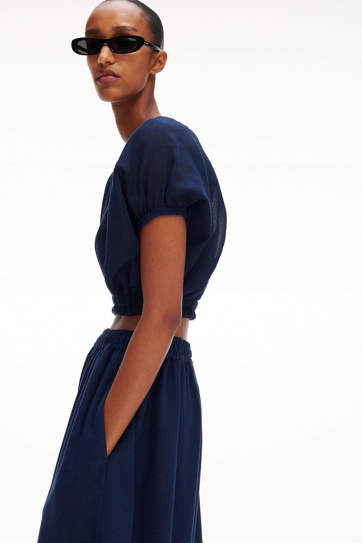 The Balloon Top - Navy