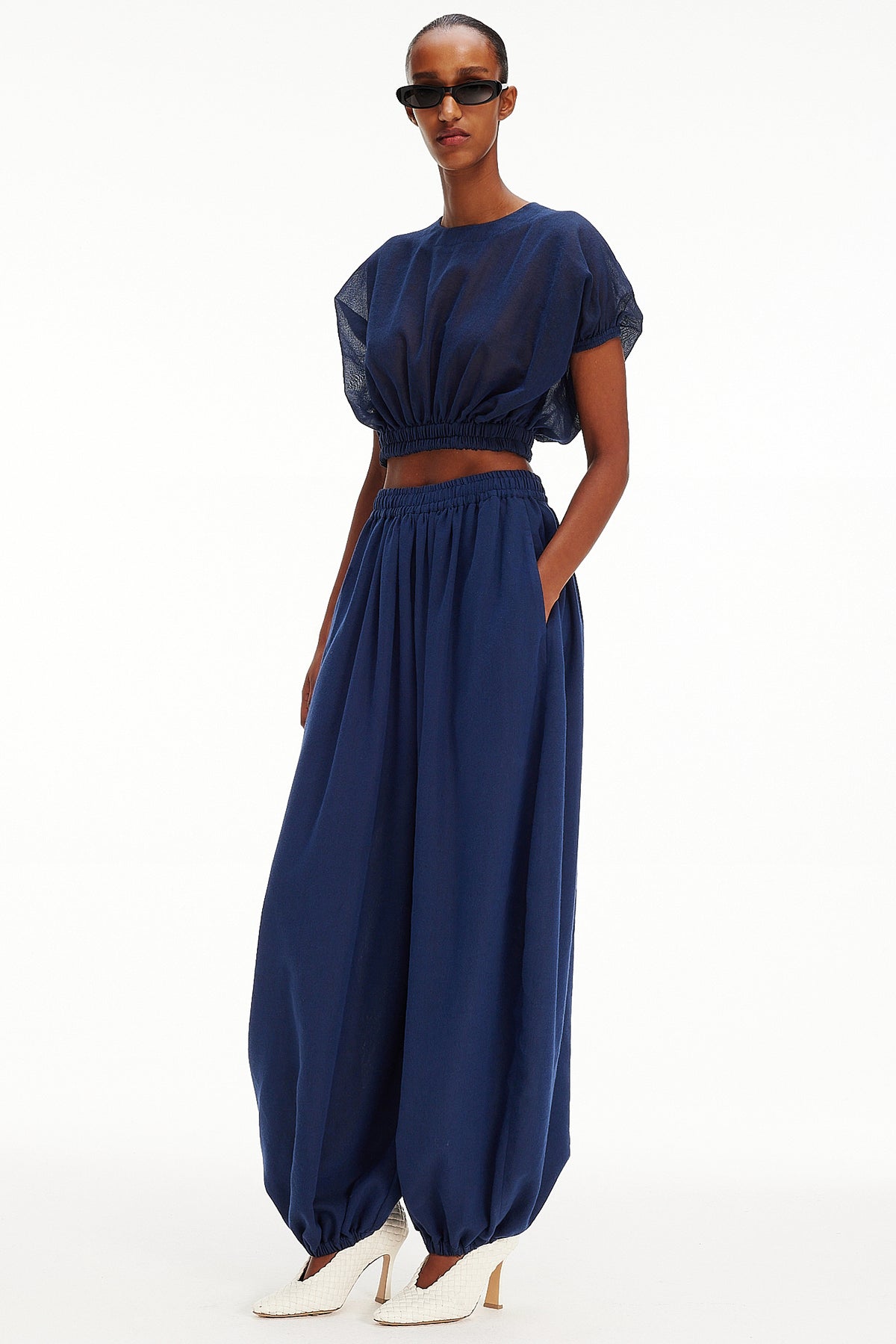 The Balloon Top - Navy