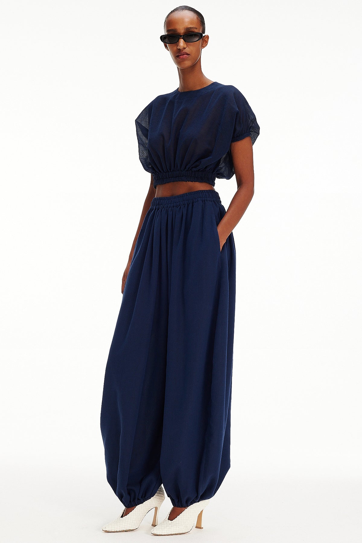 The Balloon Top - Navy