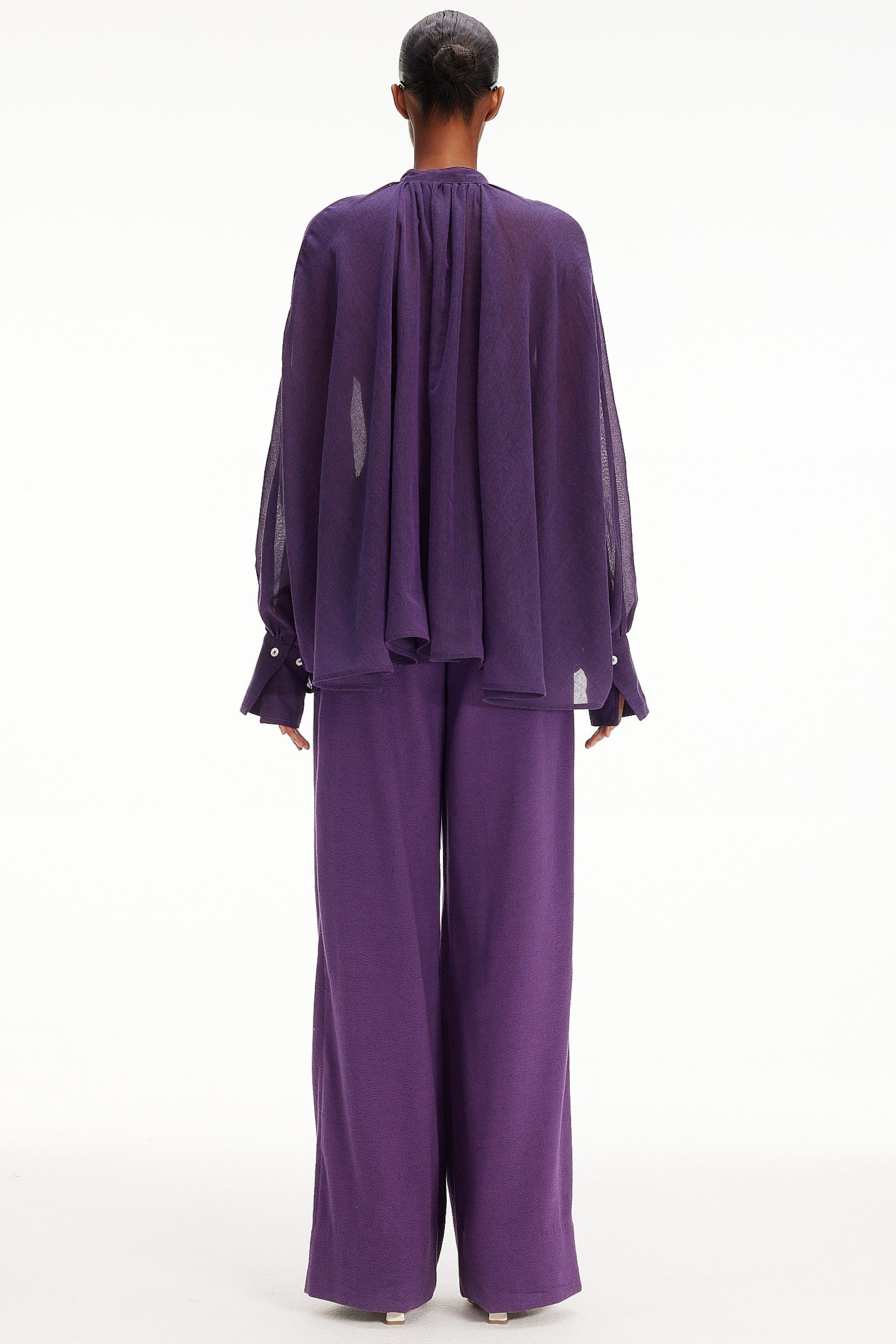 The Cape Blouse - Purple