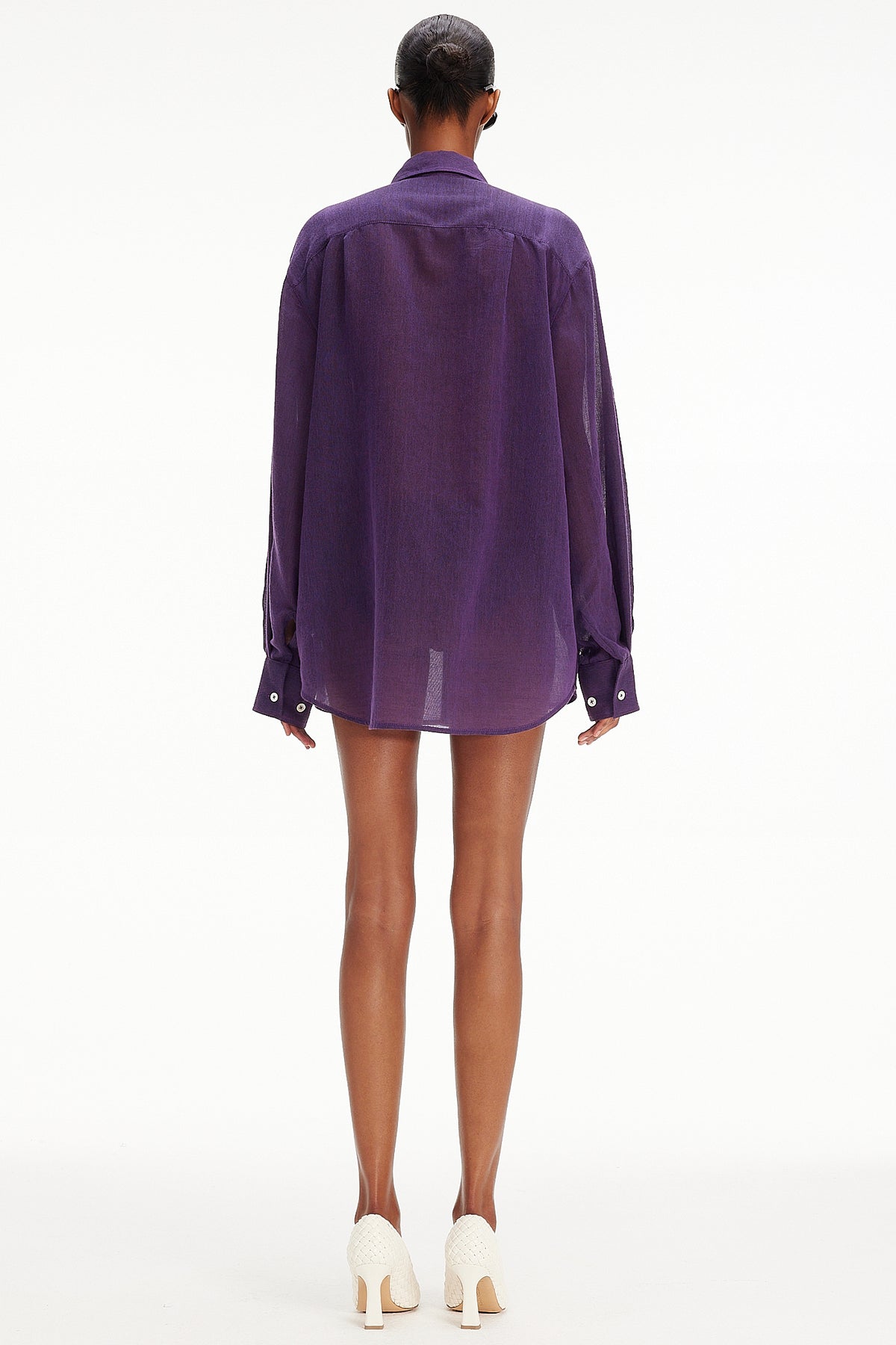 The Tuxedo Shirt - Purple