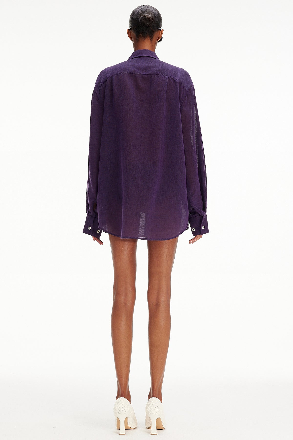 The Tuxedo Shirt - Purple