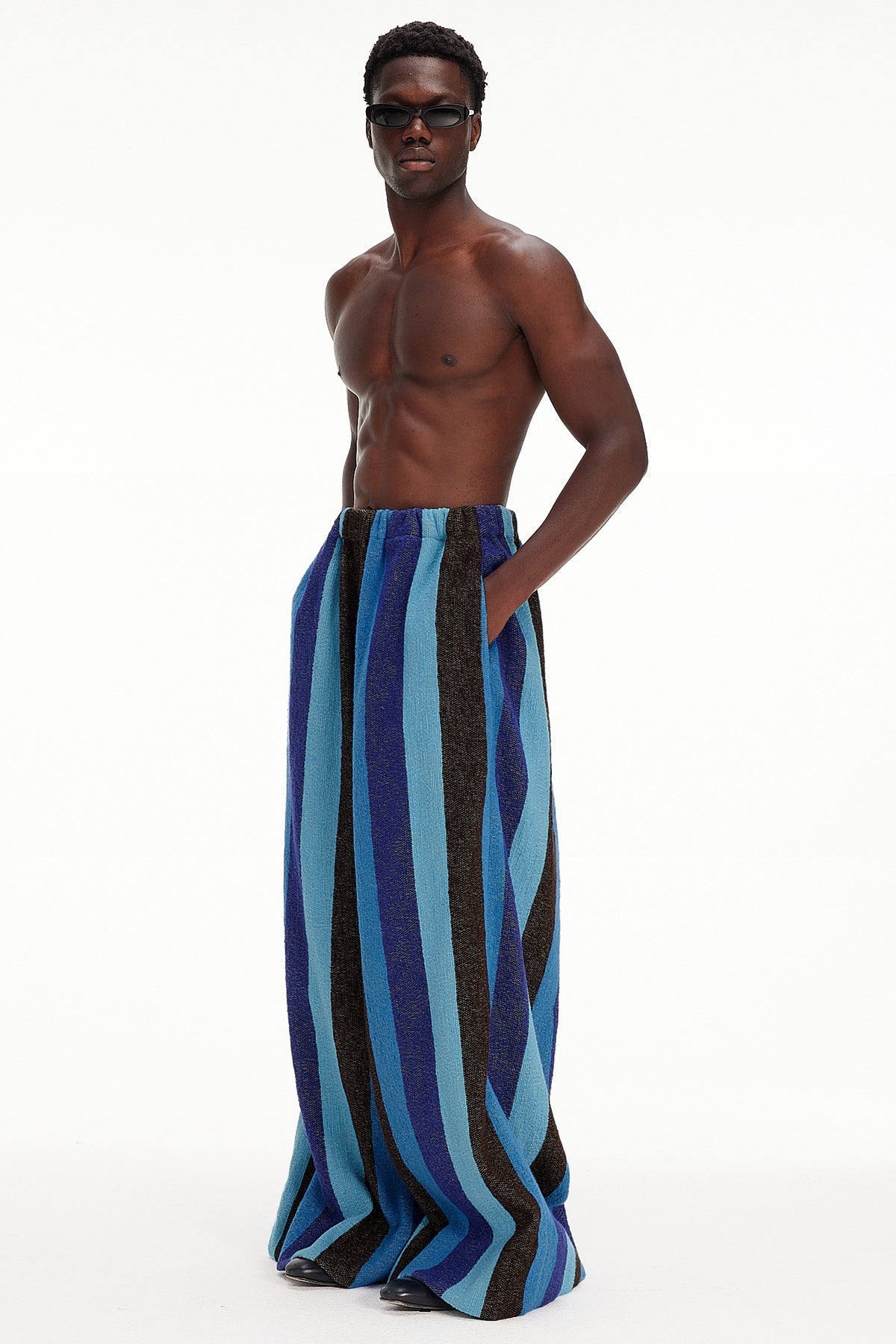 The Wide Leg Pant - Boucle