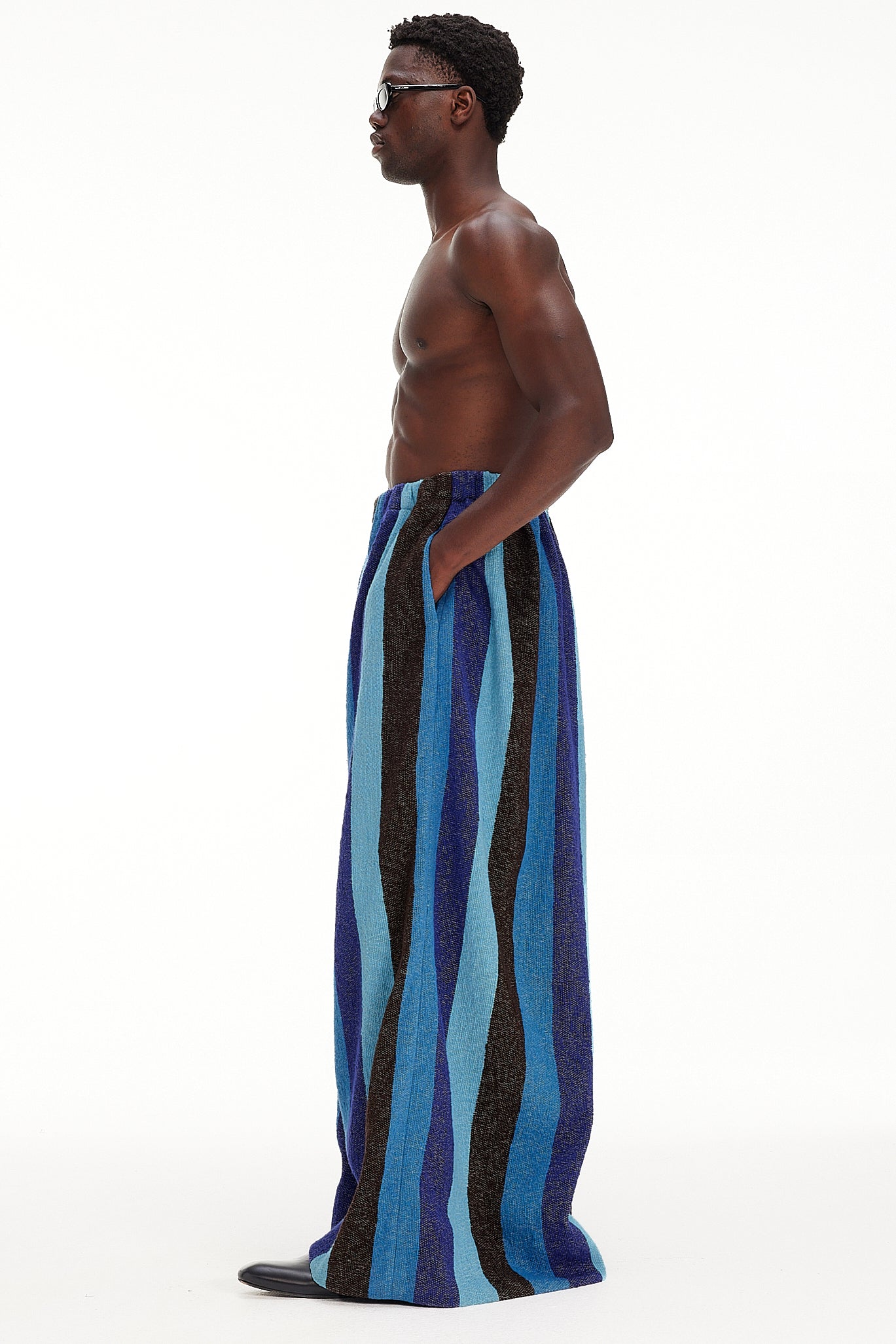 The Wide Leg Pant - Boucle