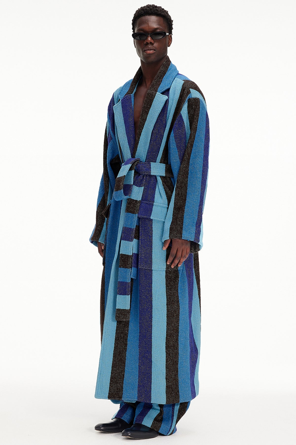 The Blanket Coat : Stripe 57 Boucle