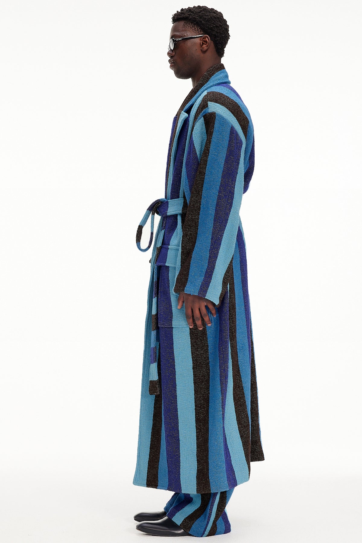 The Blanket Coat : Stripe 57 Boucle