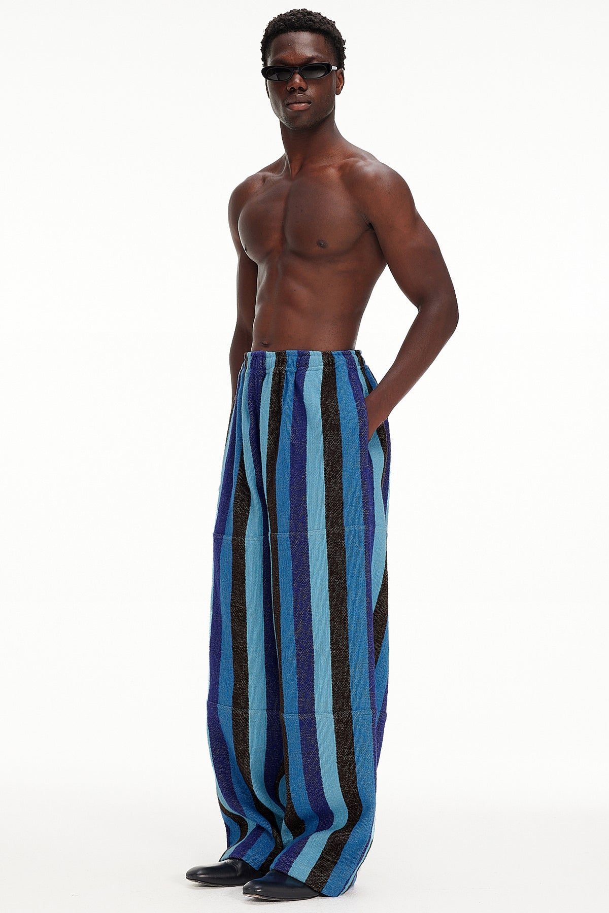 The Parachute Pant - Stripe 56 Boucle