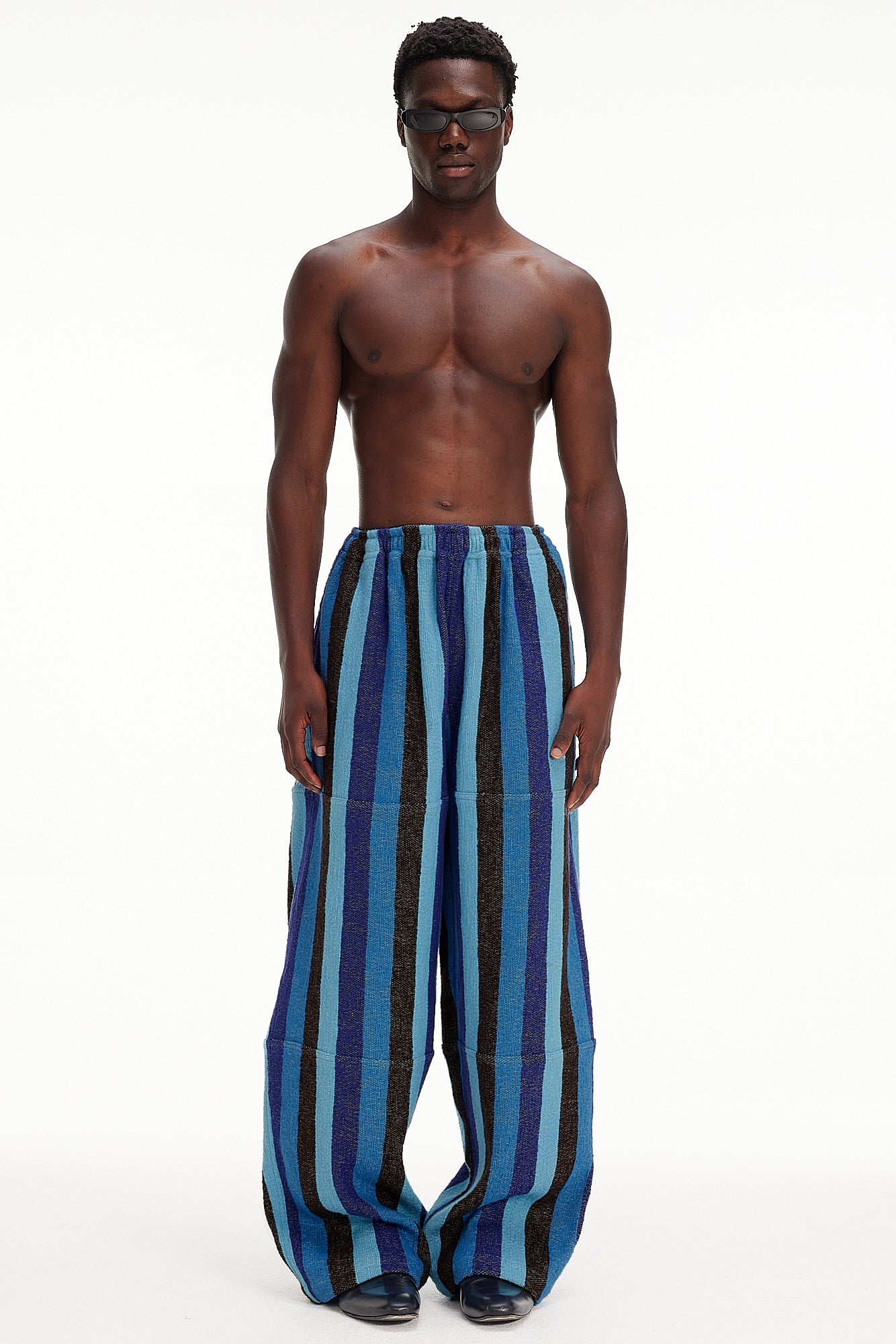 The Parachute Pant - Stripe 56 Boucle