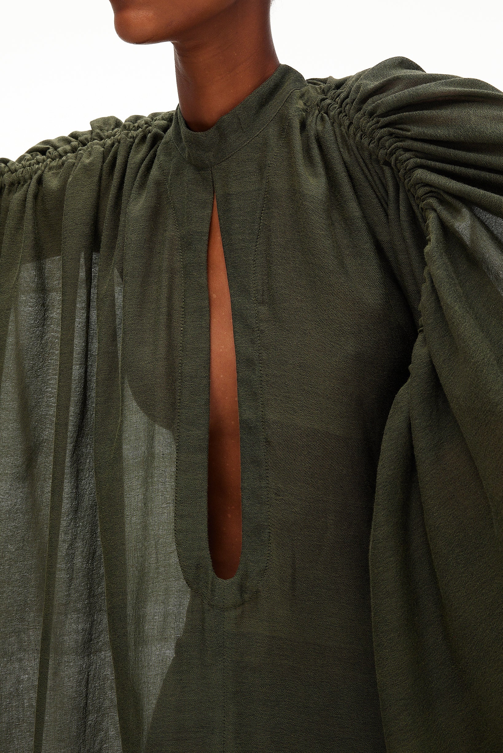 The Teardrop Caftan - Army