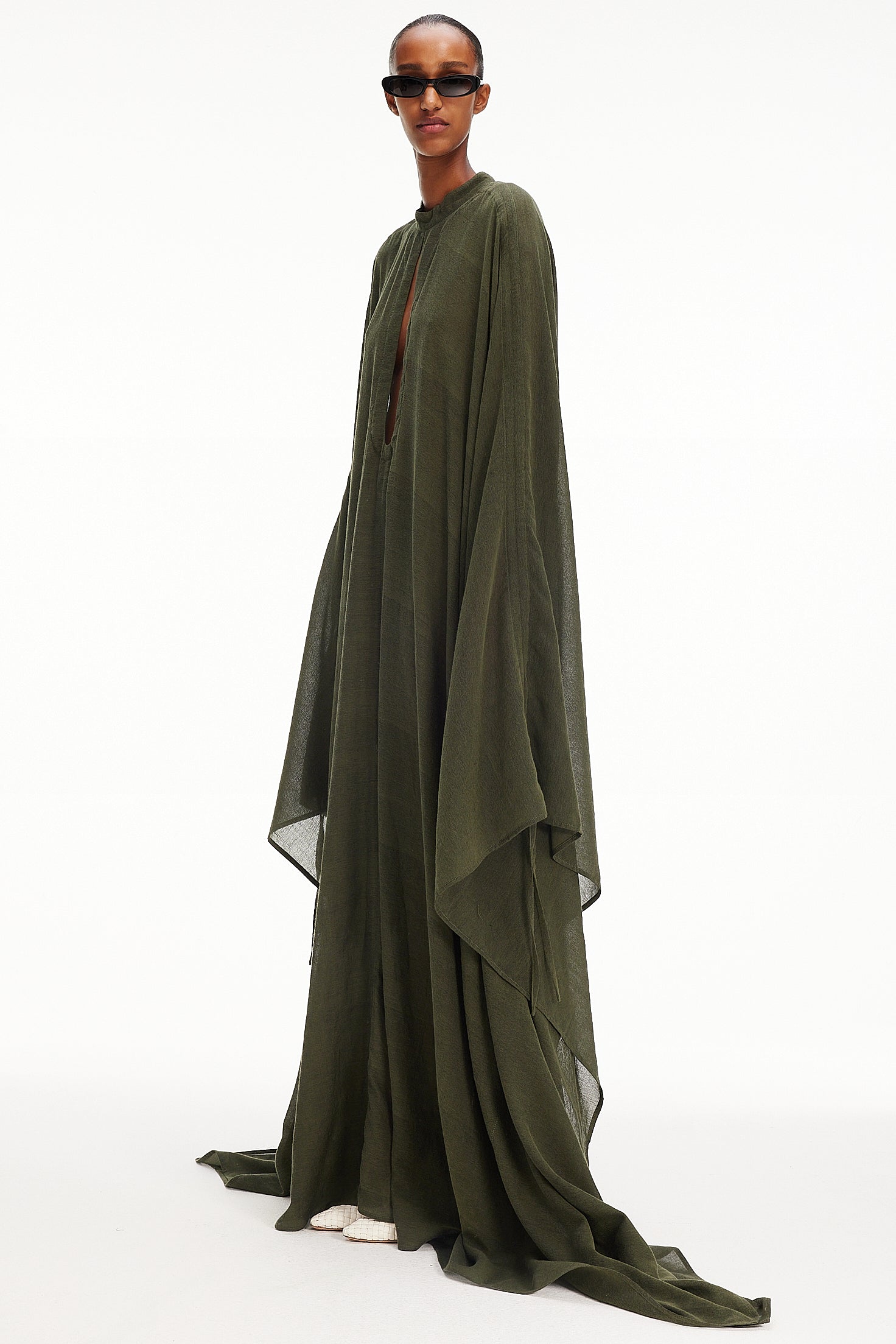 The Teardrop Caftan - Army