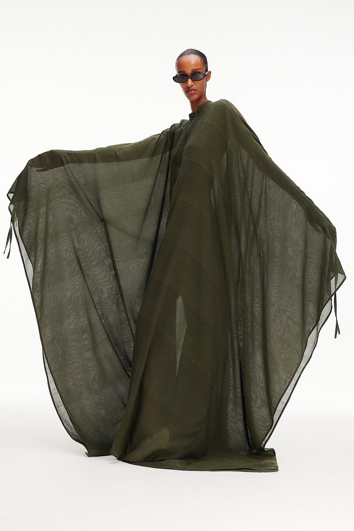 The Teardrop Caftan - Army