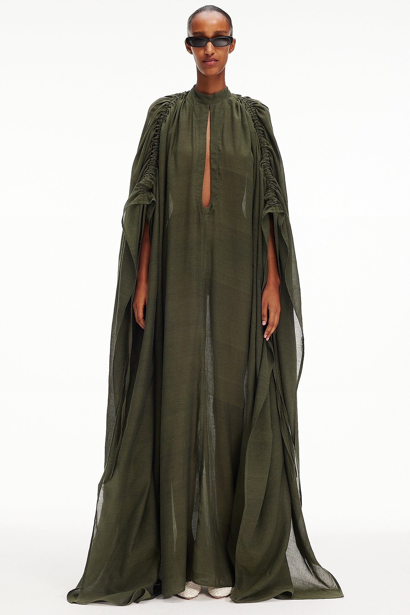 The Teardrop Caftan - Army