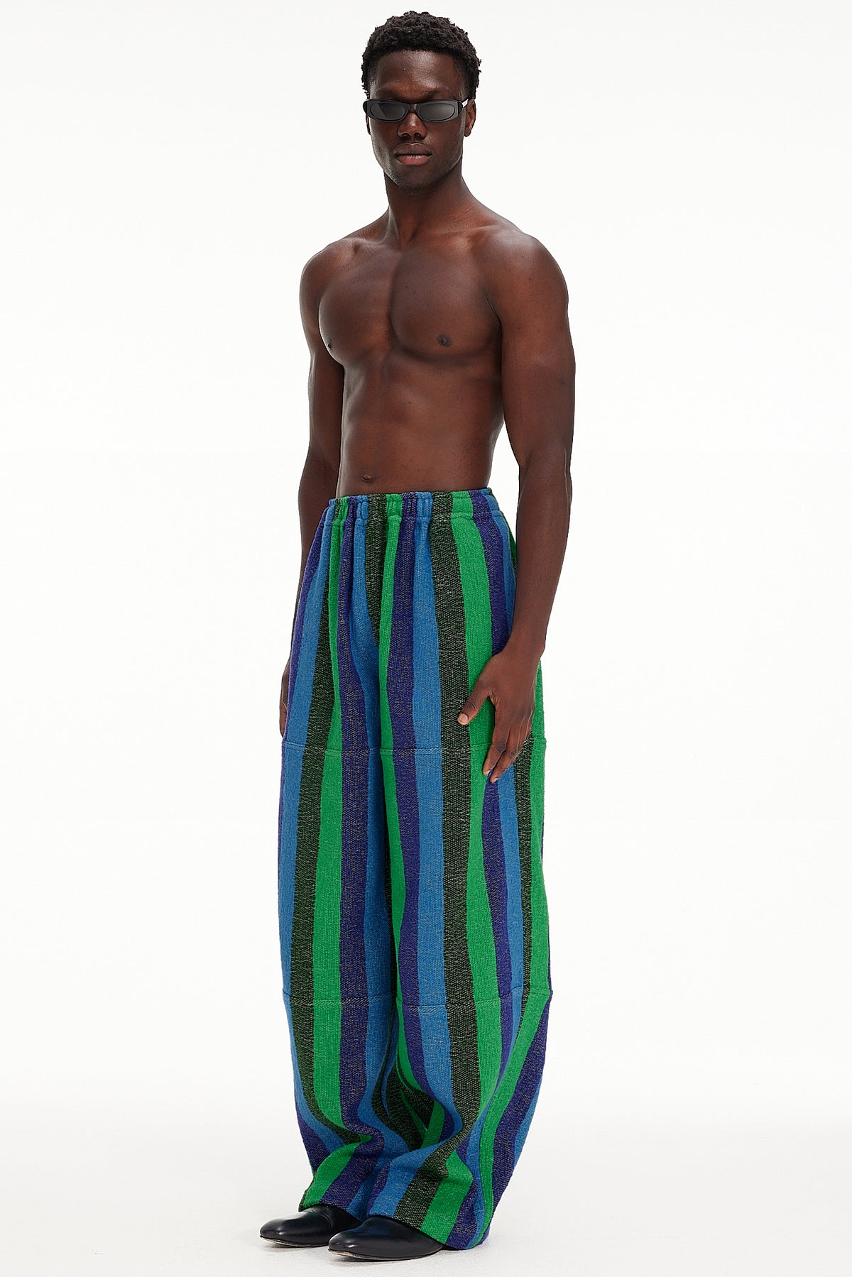 The Parachute Pant - Stripe 64 Boucle