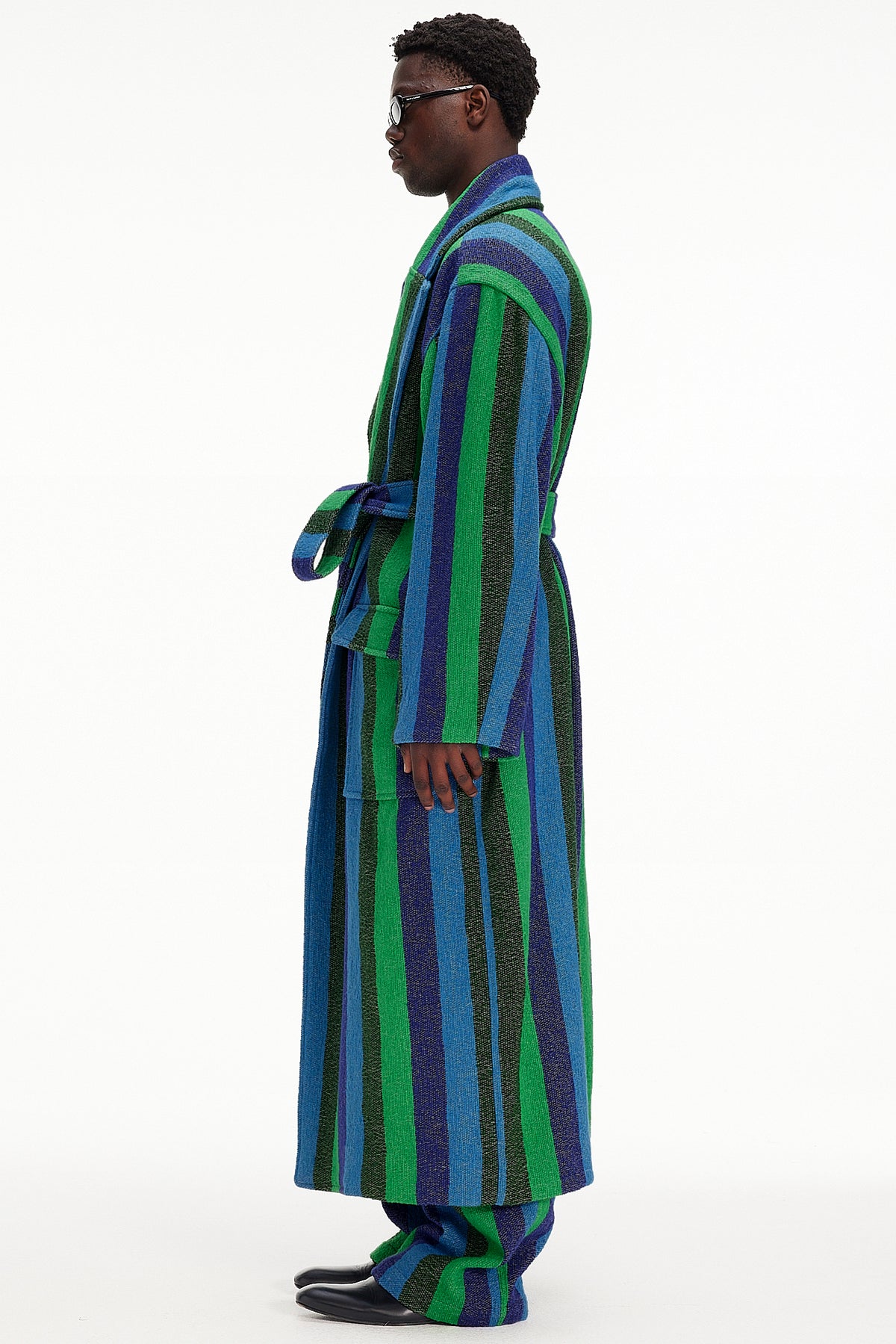 The Blanket Coat : Stripe 64 Boucle