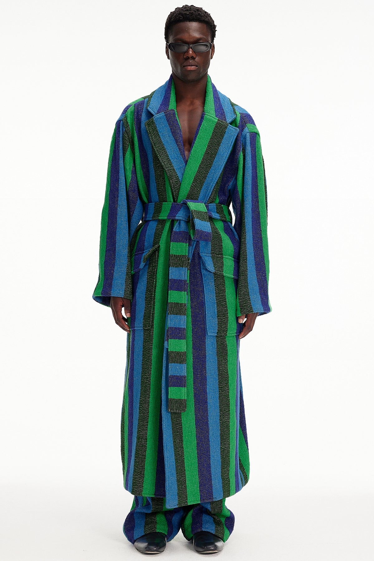 The Blanket Coat : Stripe 64 Boucle